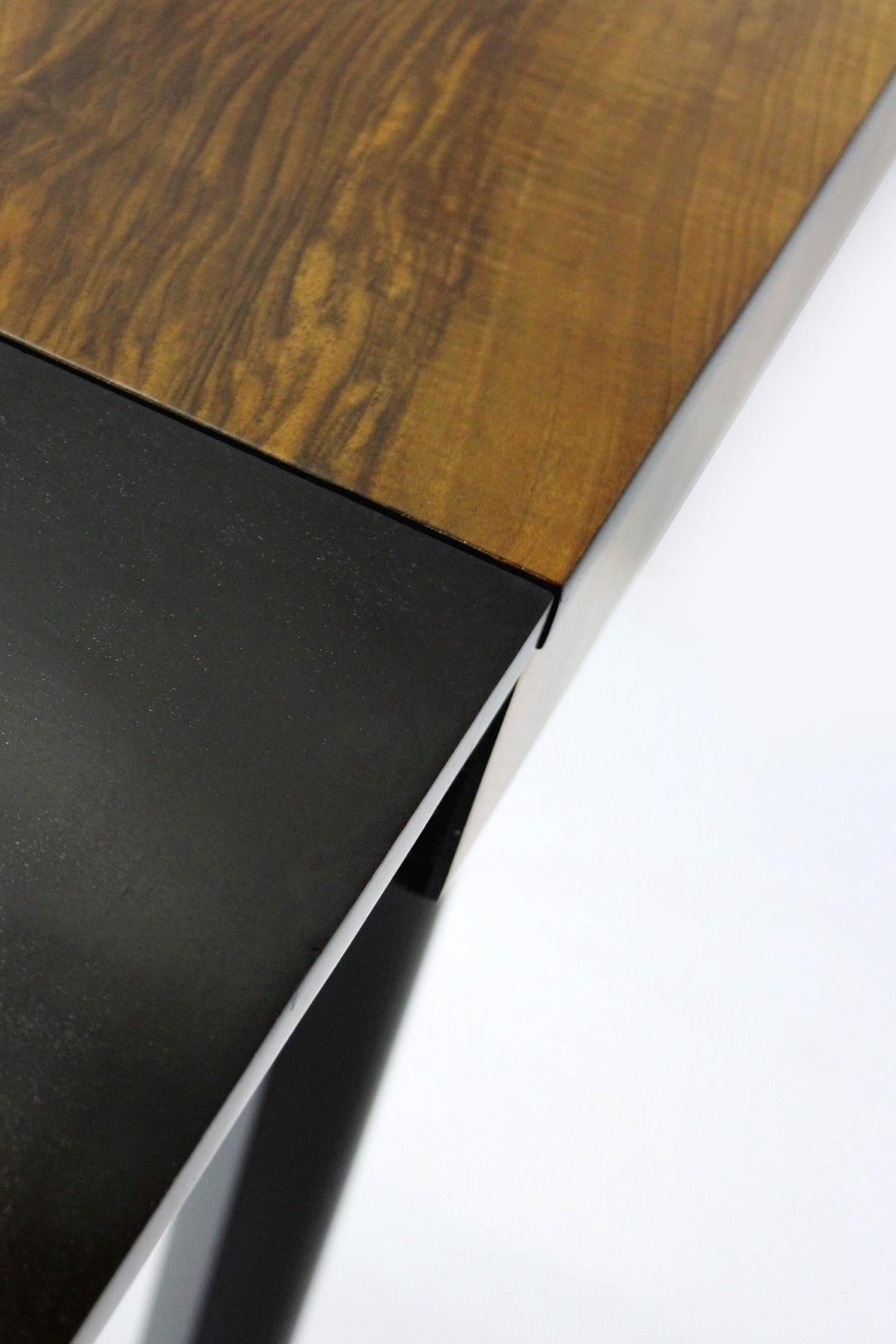Restored Walnut Folding Dining Table by Jindřich Halabala for Drevotvar, 1940s For Sale 11