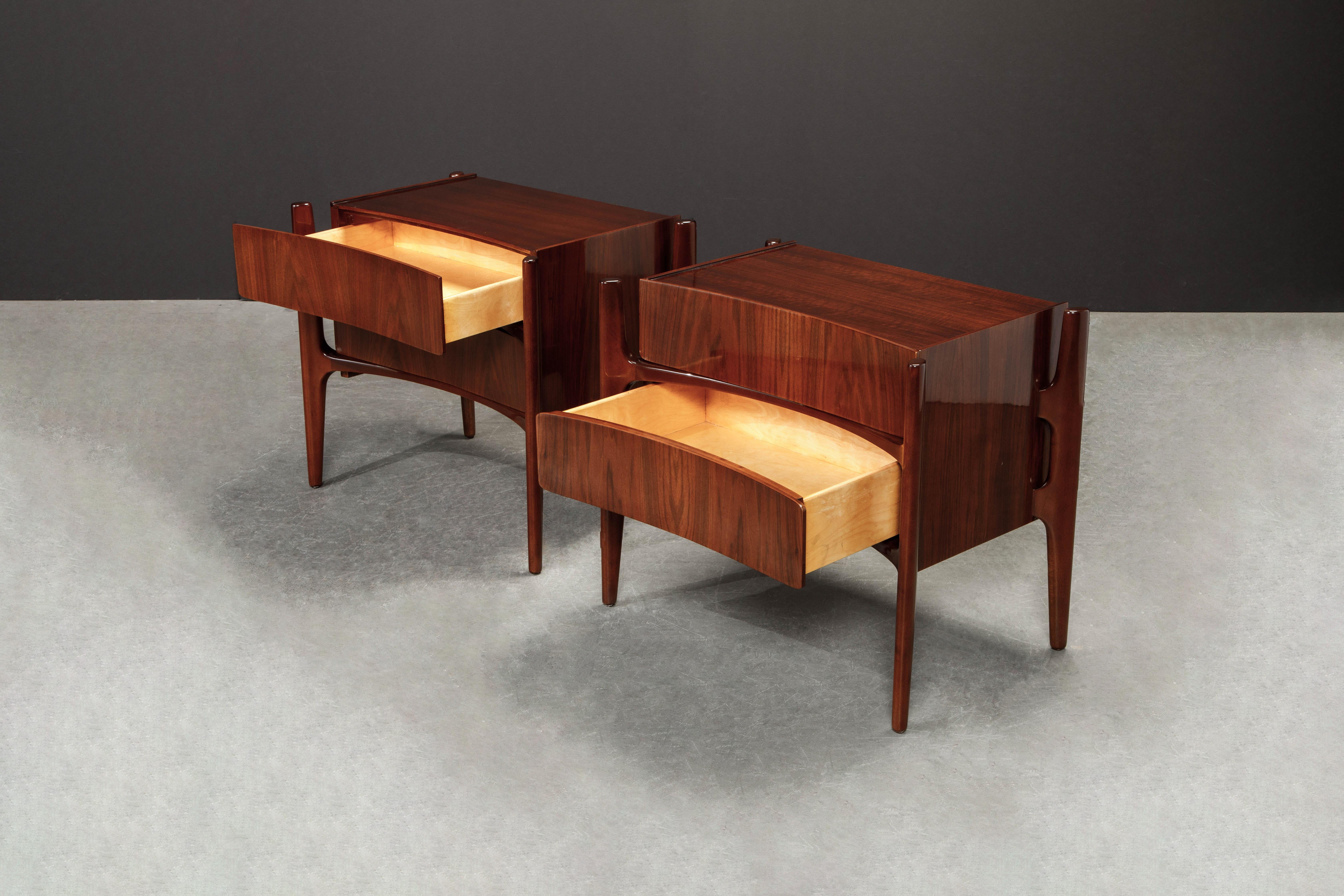 Restored William Hinn Anthropomorphic Bedroom Set, 1950s Sweden, Signed 7