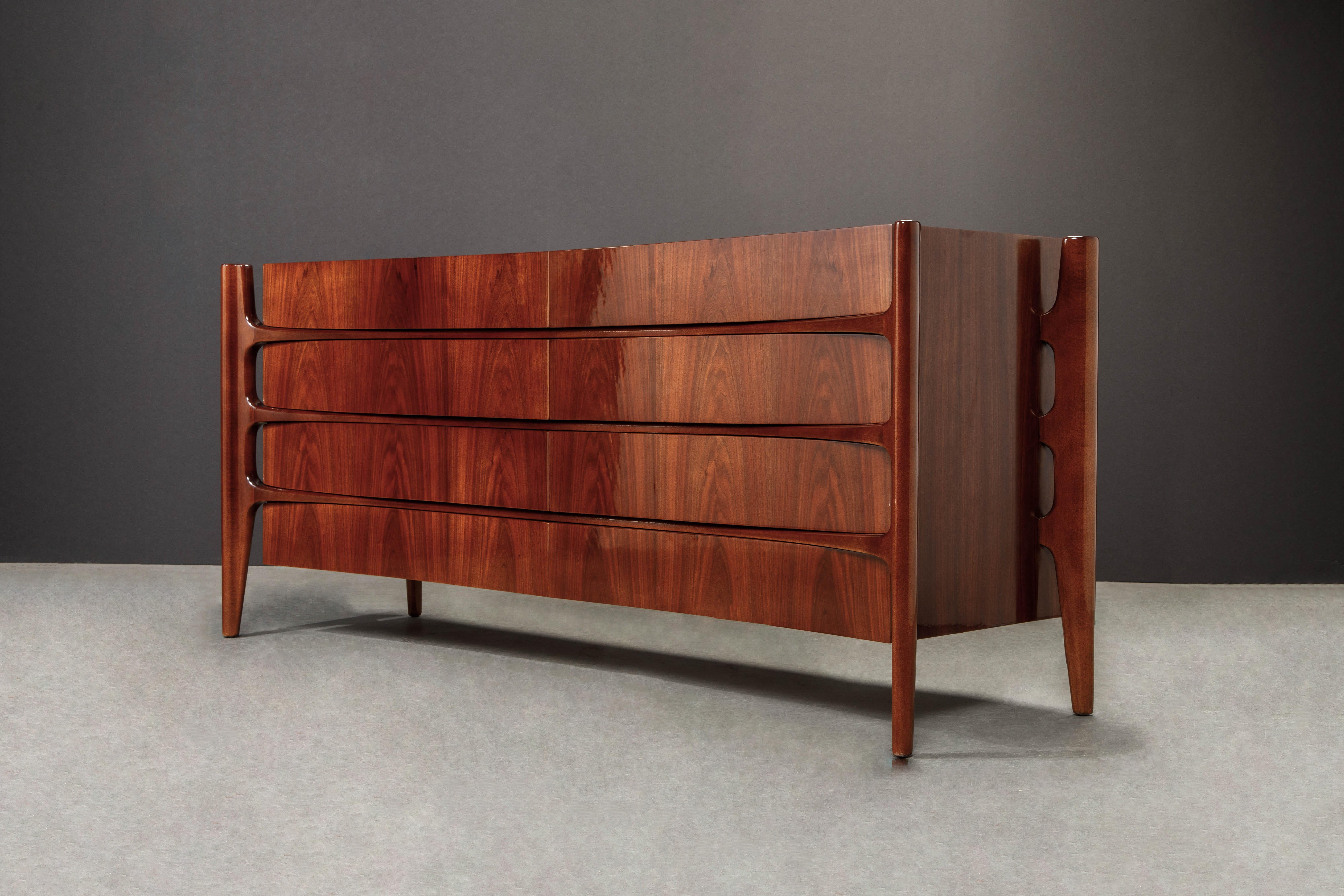 Mid-Century Modern Restored William Hinn Anthropomorphic Bedroom Set, 1950s Sweden, Signed 