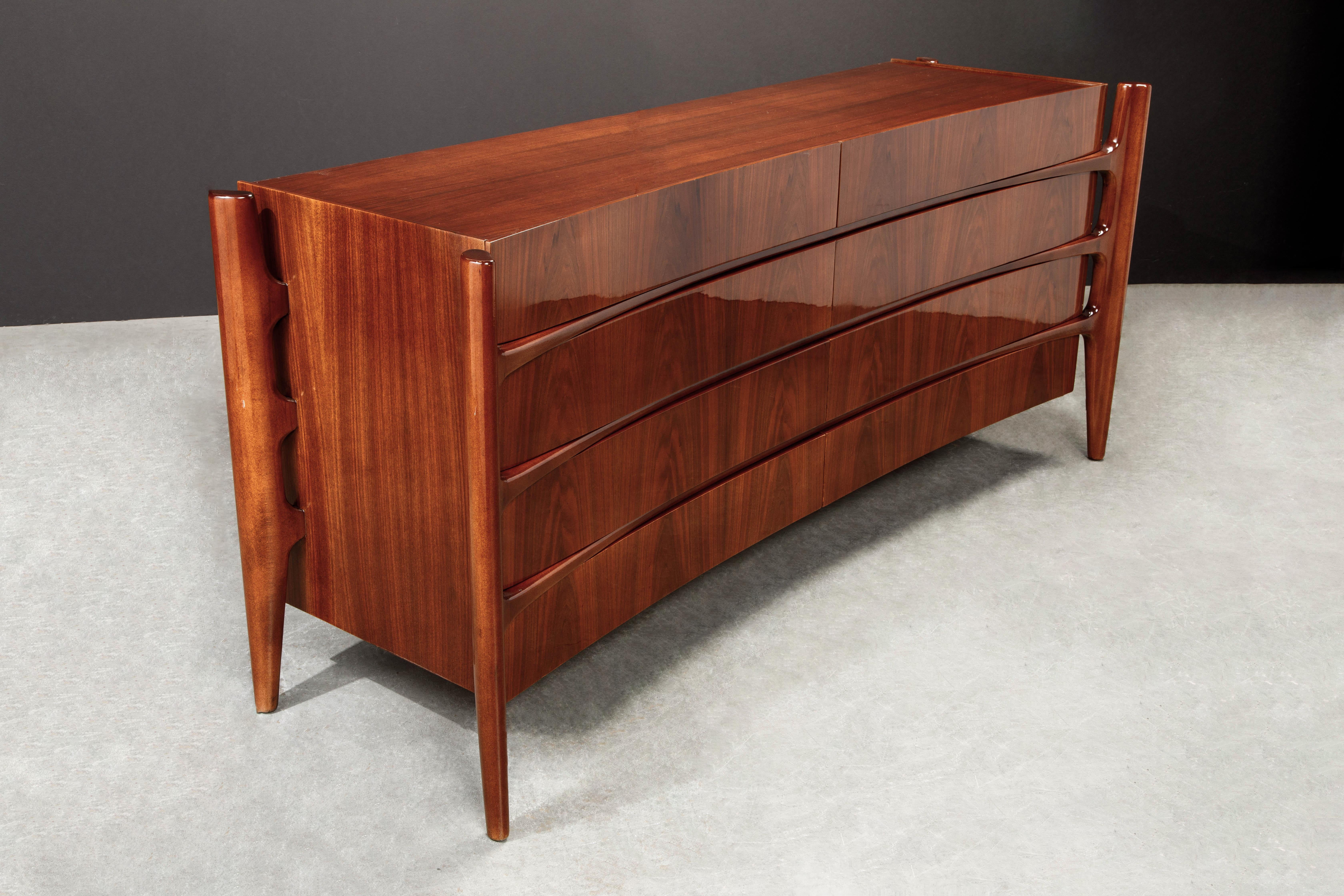 Mid-Century Modern Restored William Hinn Anthropomorphic Bedroom Set, 1950s Sweden, Signed