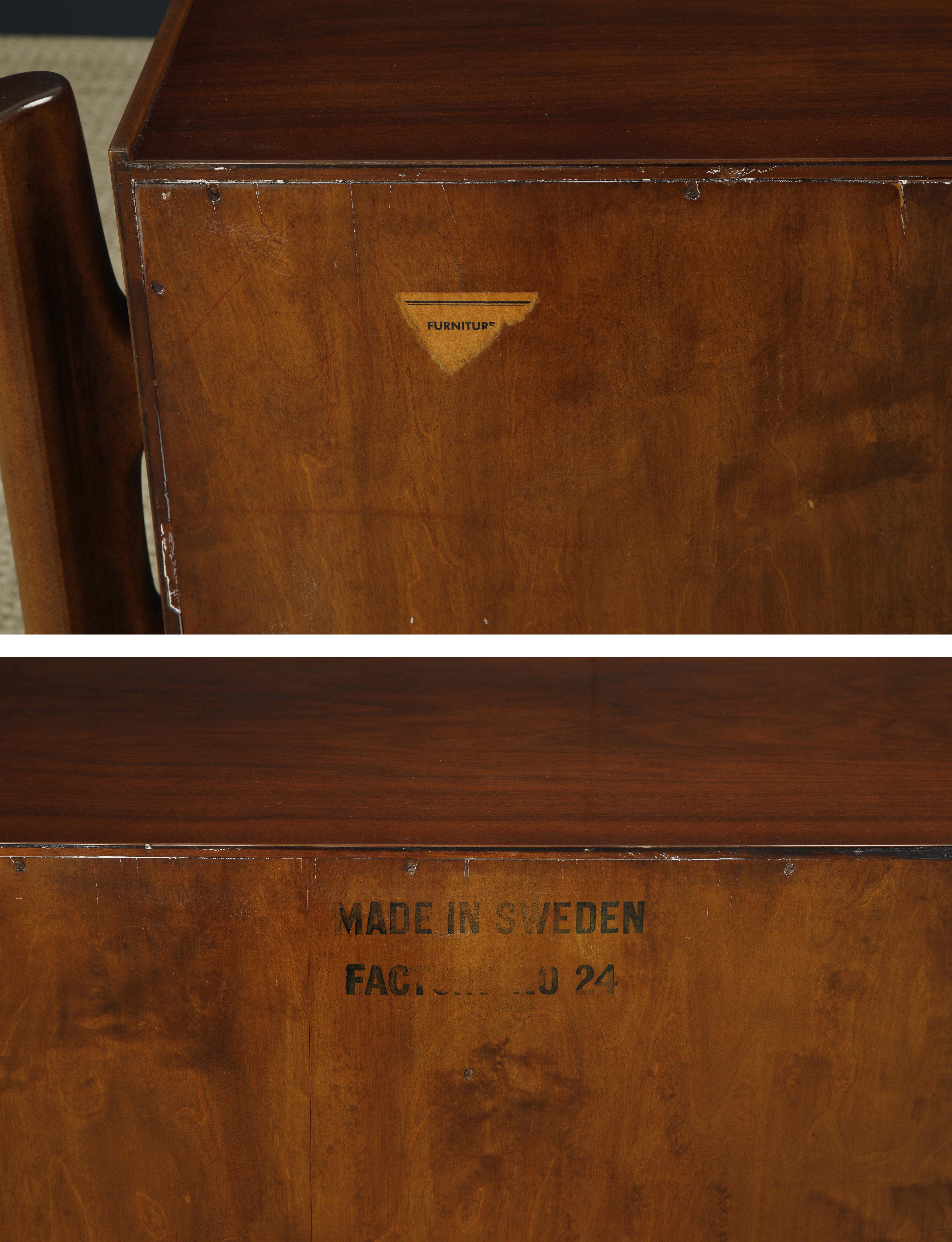 Restored William Hinn Anthropomorphic Dresser, 1950s Sweden, Signed  9