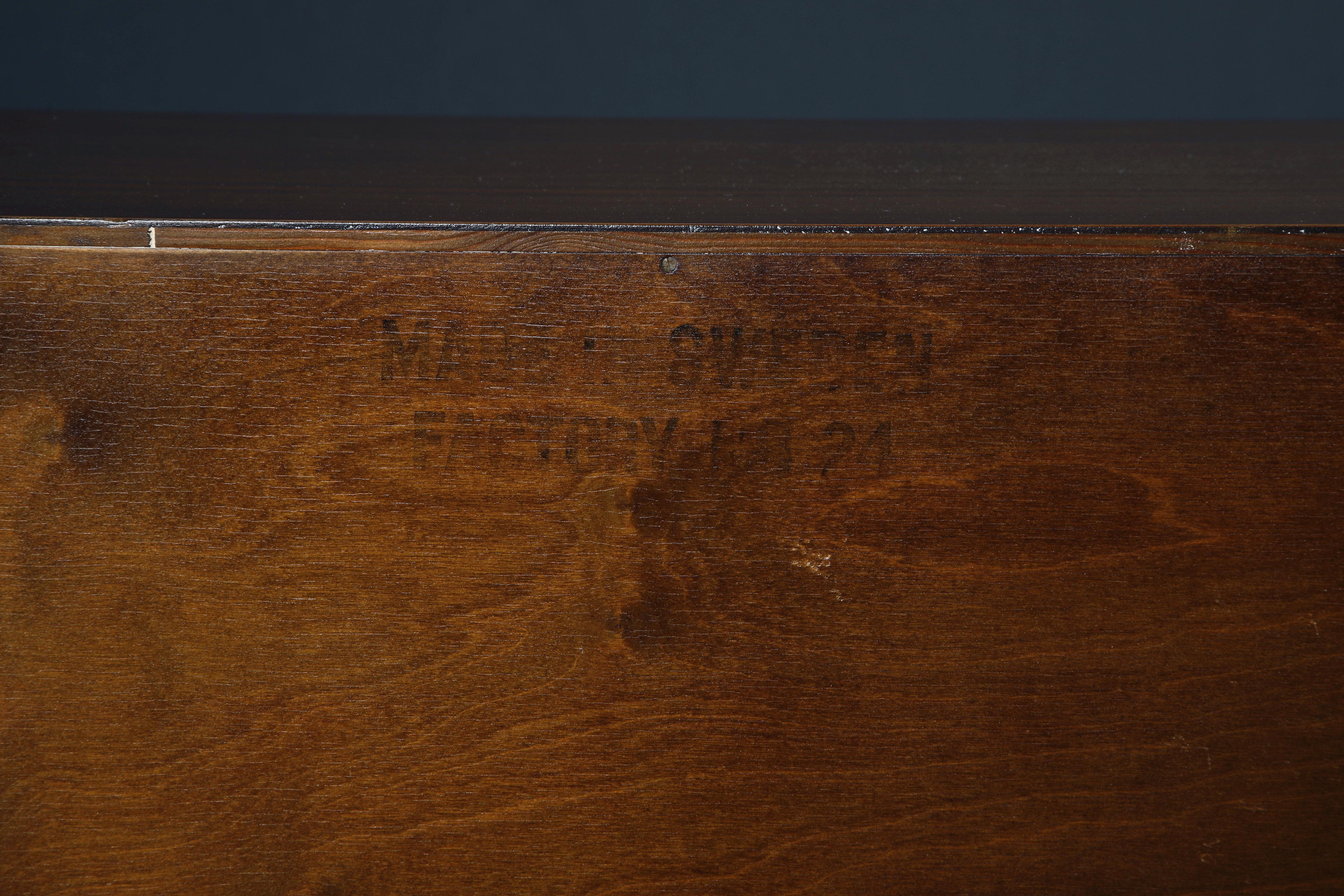 Restored William Hinn Anthropomorphic Highboy Dresser, 1950s Sweden, Signed 11