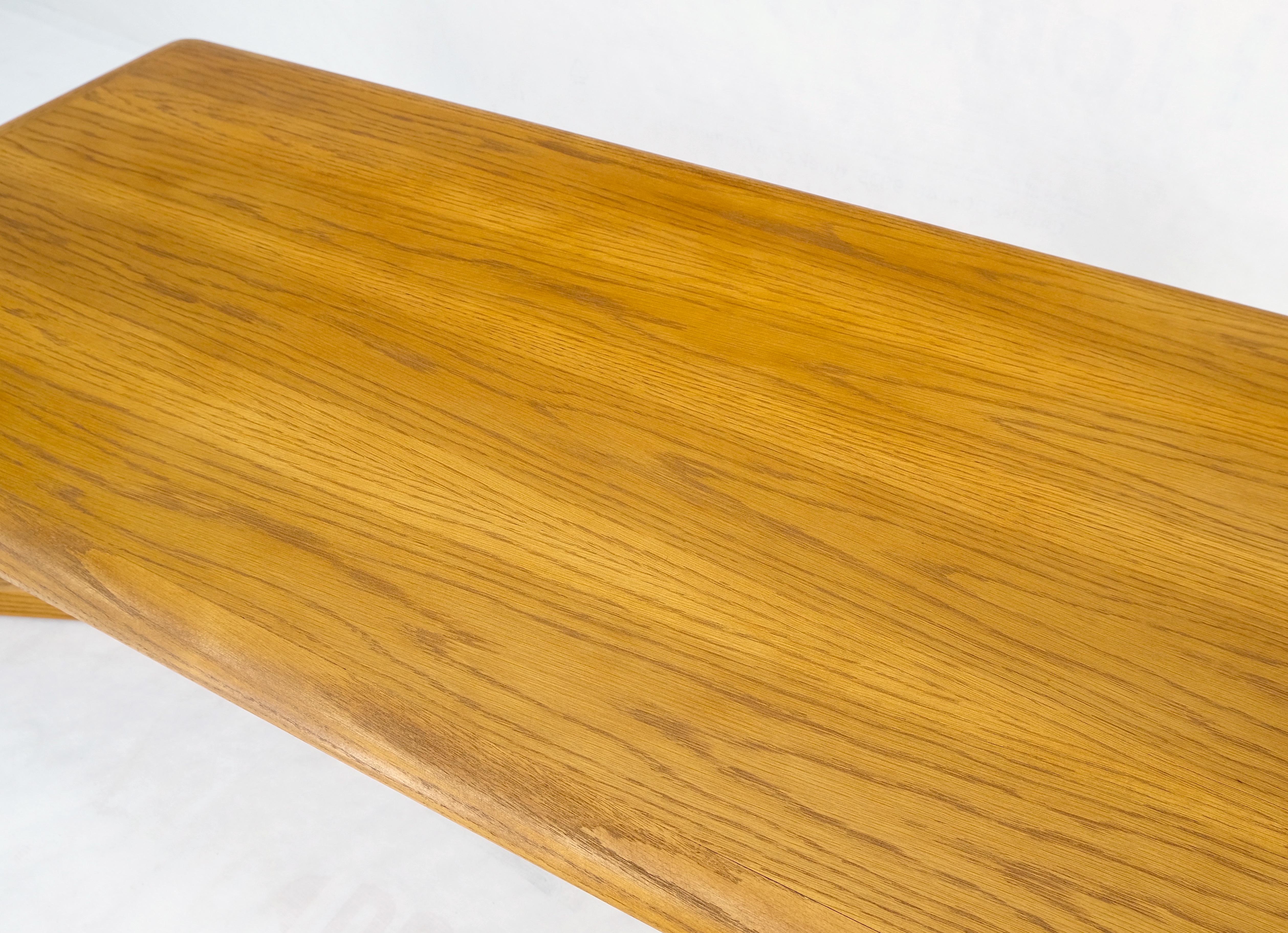 Restored x Base Rectangle Chestnut Coffee Table by Lane Mid-Century Modern Mint! For Sale 4