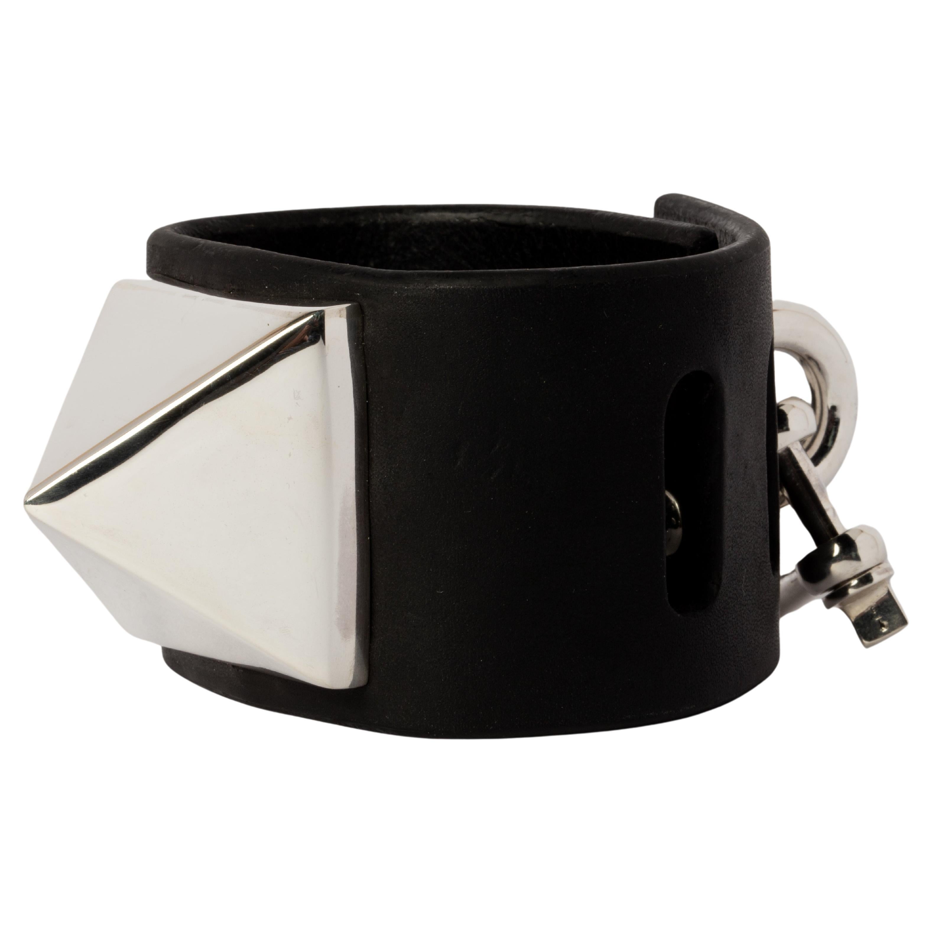 Restraint Charm Bracelet (Mega Pyramid Var., 50mm, BLK+PA) For Sale