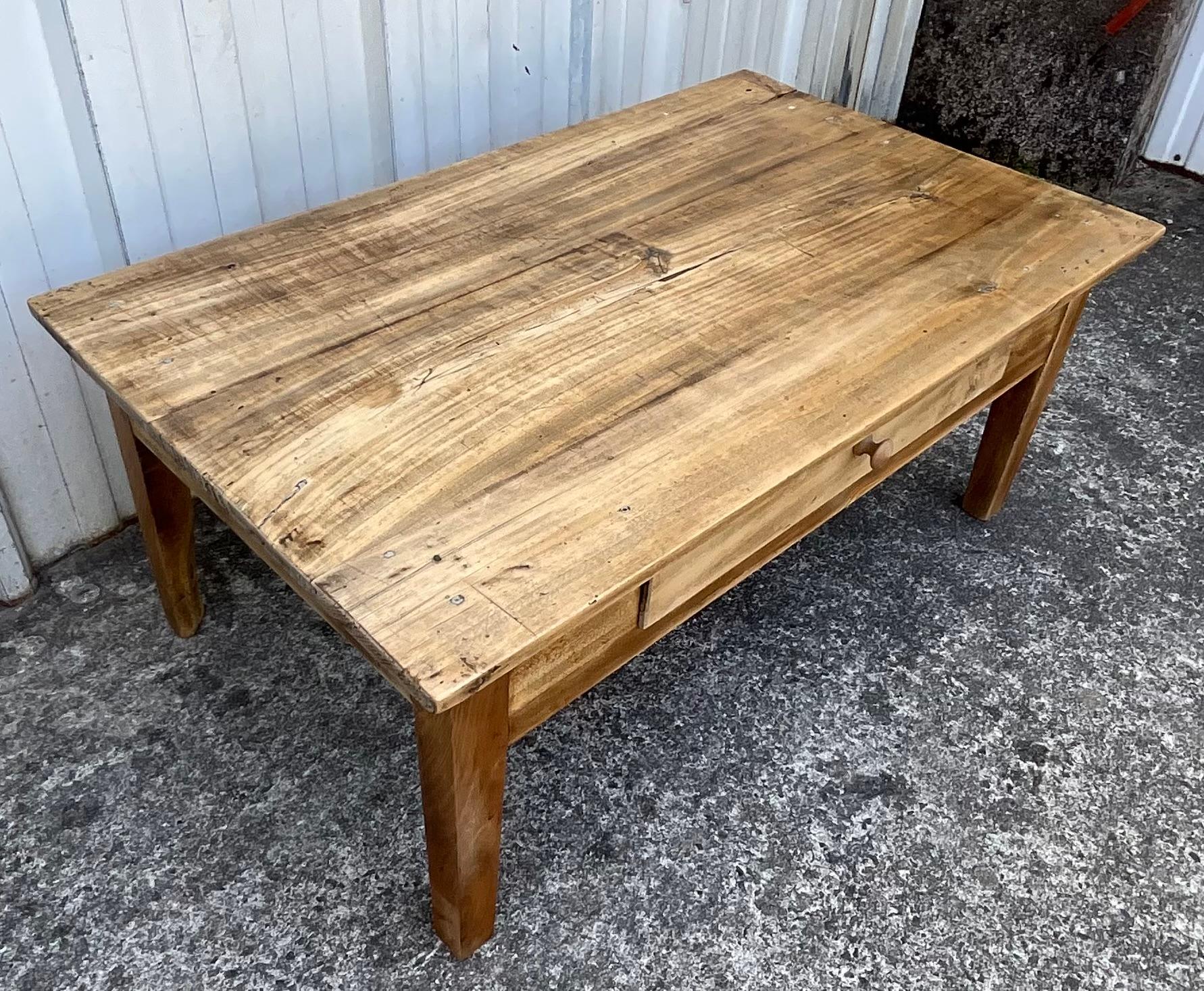 Restyled Antique Coffee Table – Late 19th Century For Sale 4
