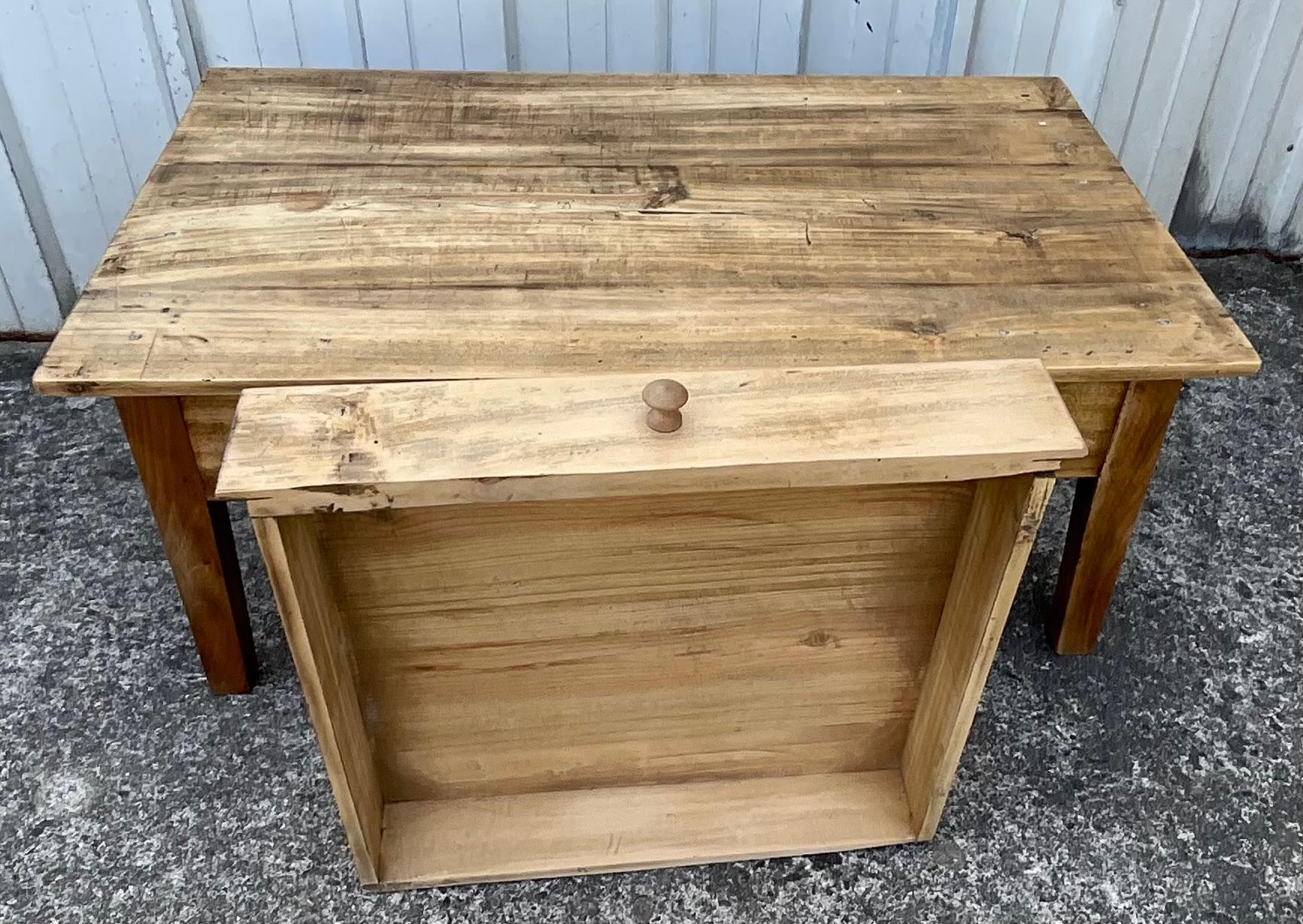 Wood Restyled Antique Coffee Table – Late 19th Century For Sale