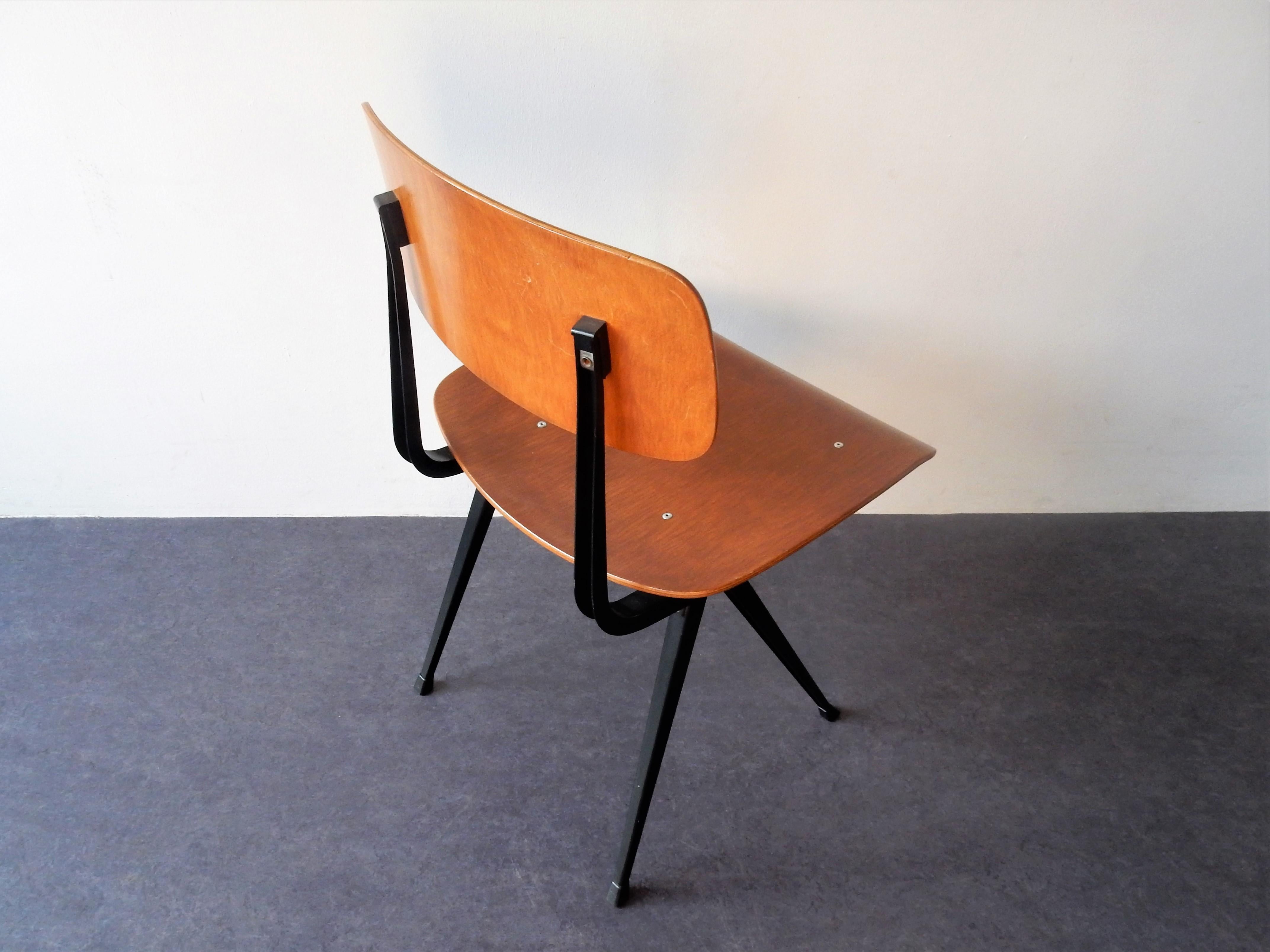Plywood 'Result' Chair by Friso Kramer for Ahrend de Cirkel, 2 Available, 1960s-1970s