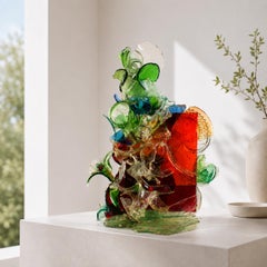 « Tabasco » - Sculpture en verre vintage