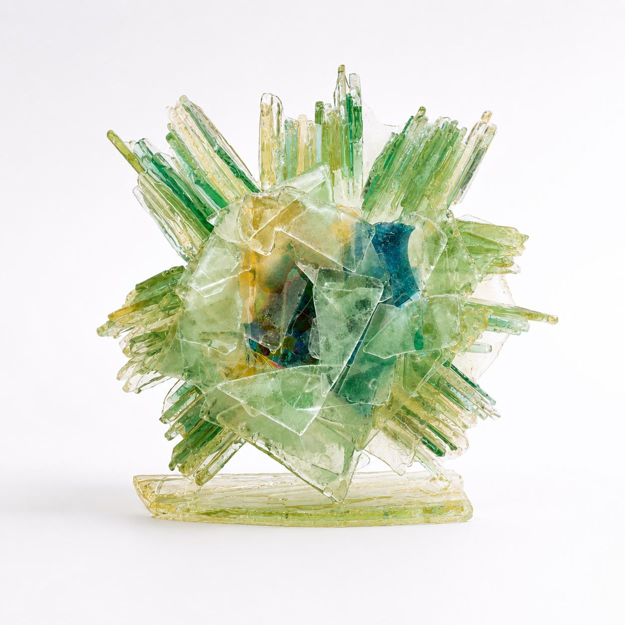 "Vega" - Sculpture en verre vintage