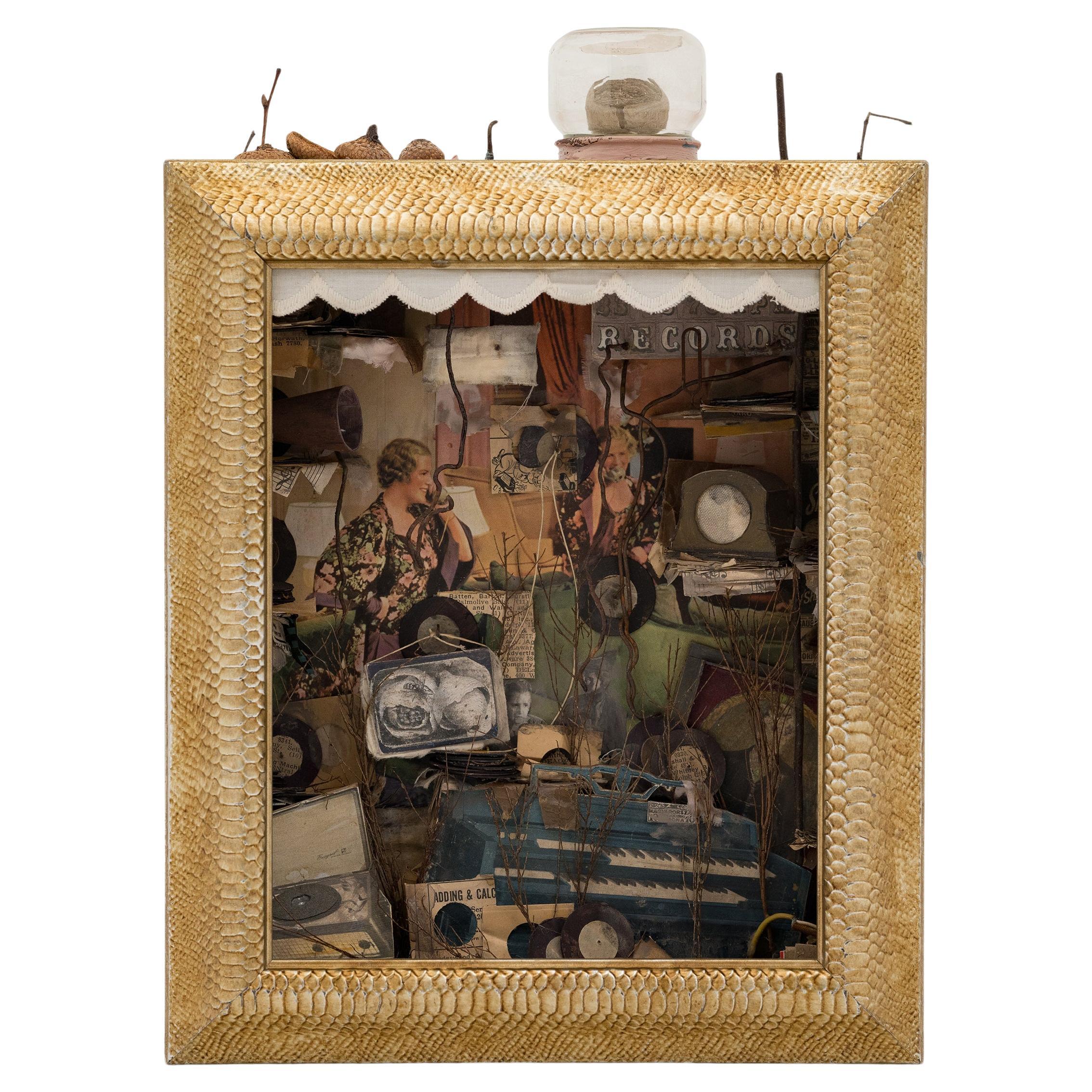 "Retablo No. 5 (An Attic of Records)" by Patrick Fitzgerald For Sale