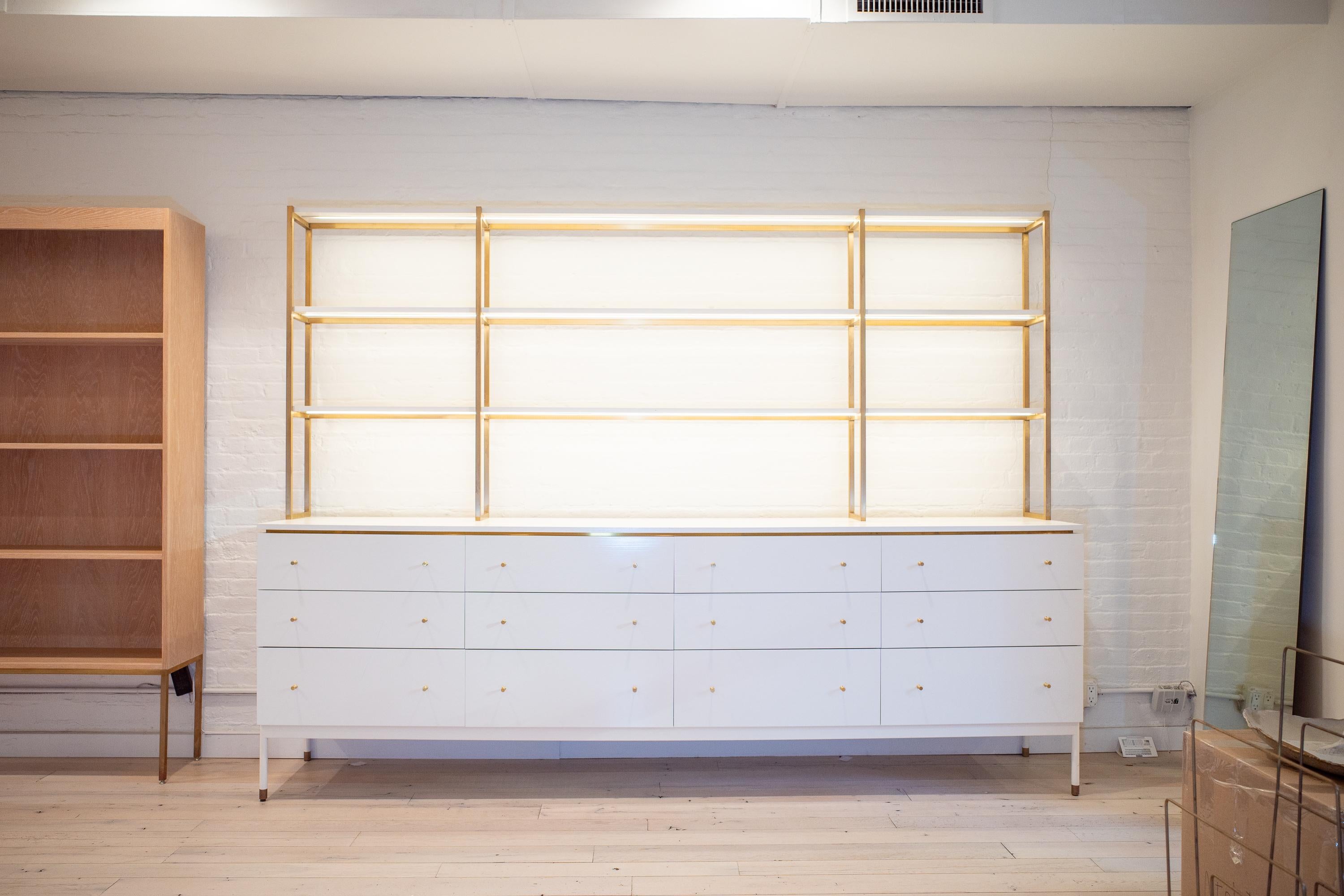 American Retail Display Hutch or Bar (2 Units) For Sale