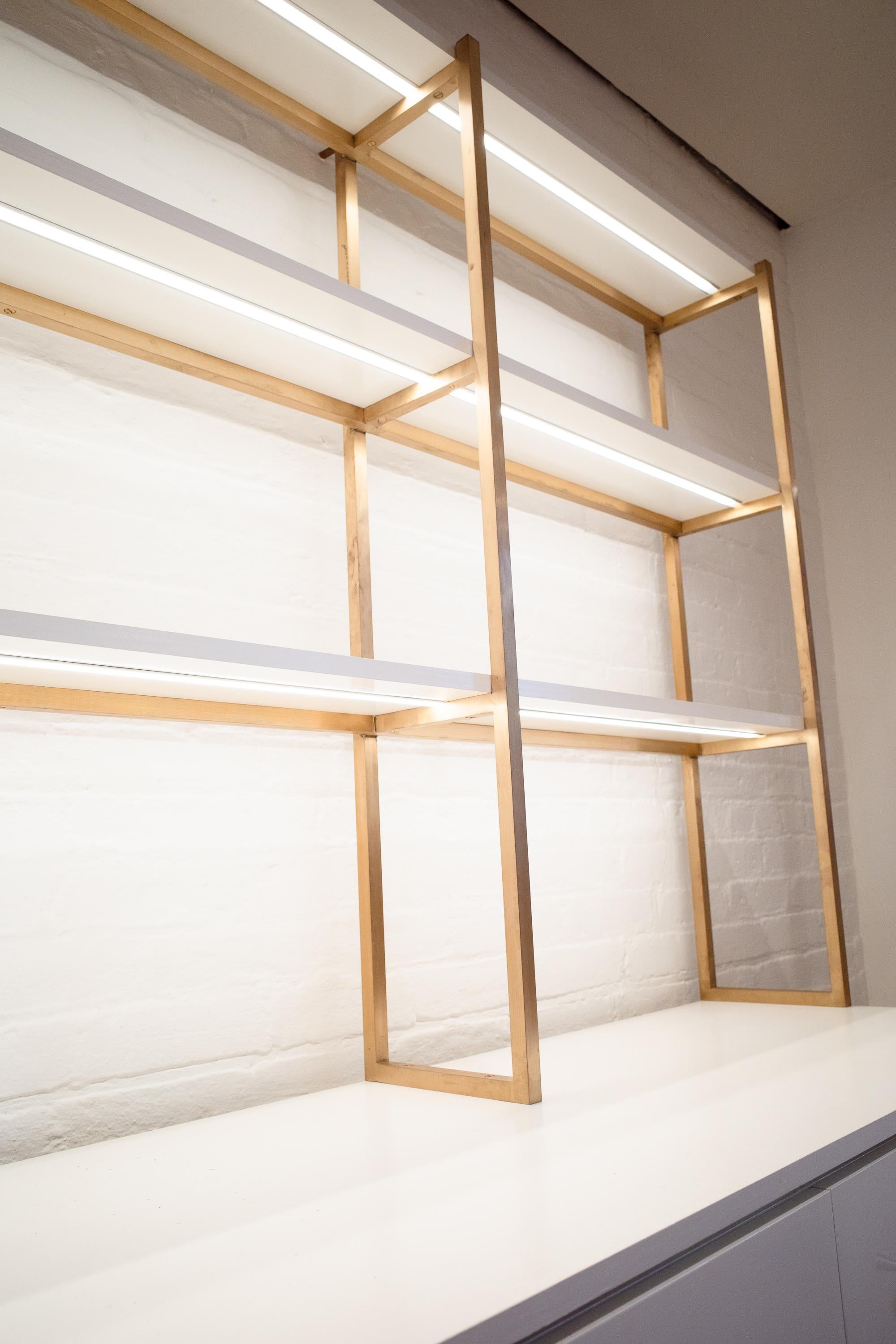 Contemporary Retail Display Hutch or Bar (2 Units) For Sale