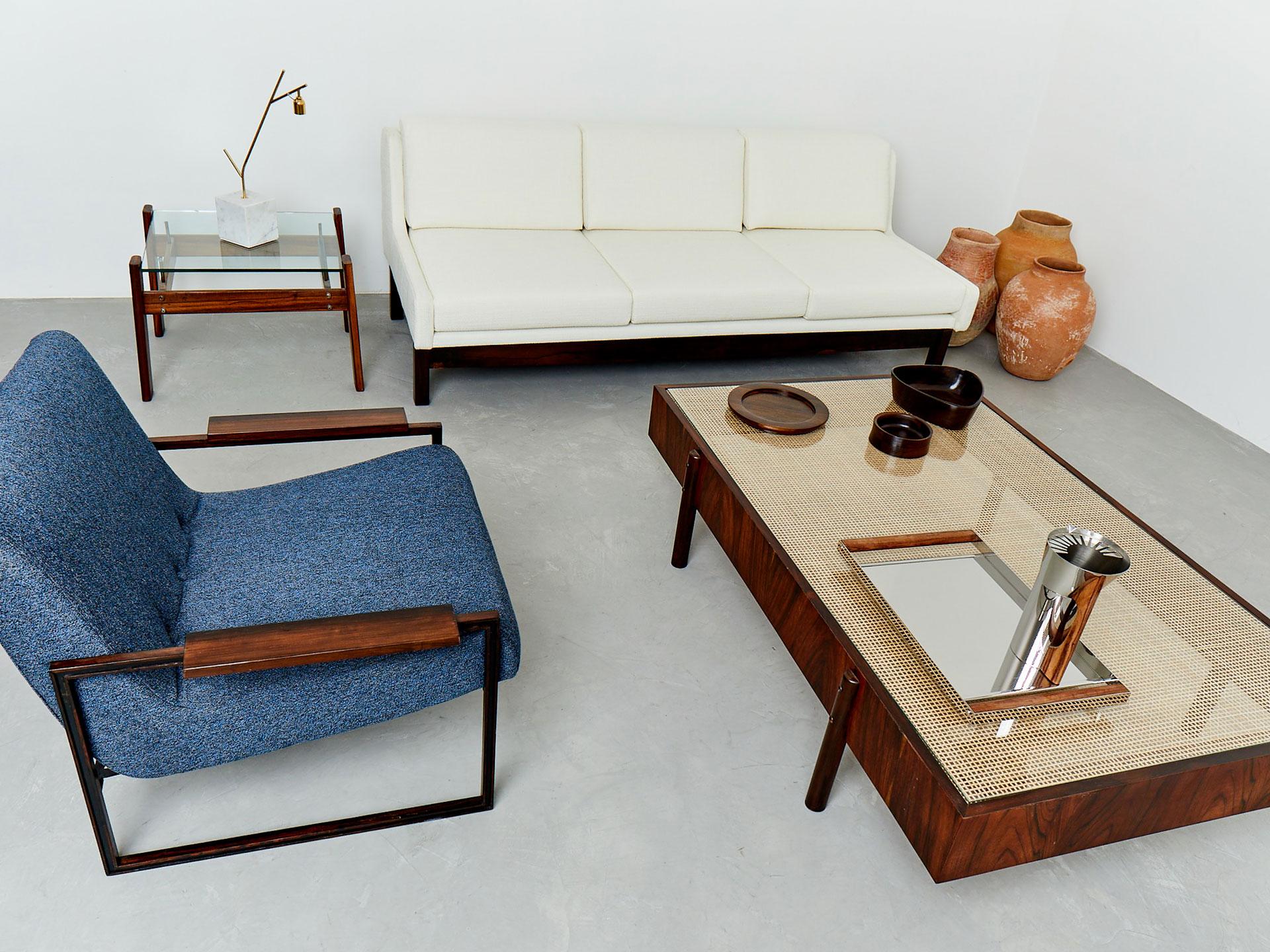 Woodwork Retangular Adi Coffee Table, 2019, 60's-Inspired, Brazilian Design