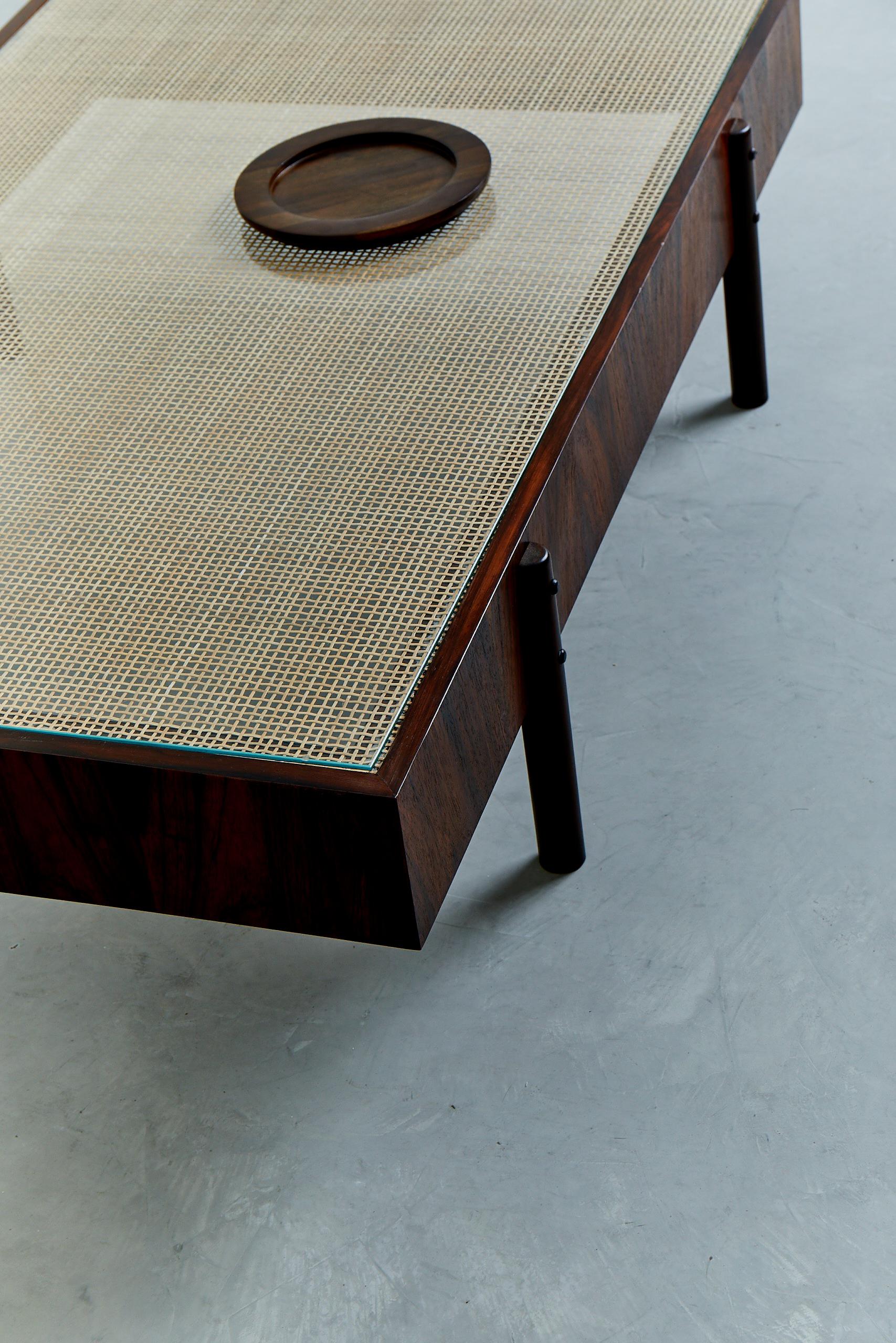 Retangular Adi Coffee Table, 2019, 60's-Inspired, Brazilian Design 2