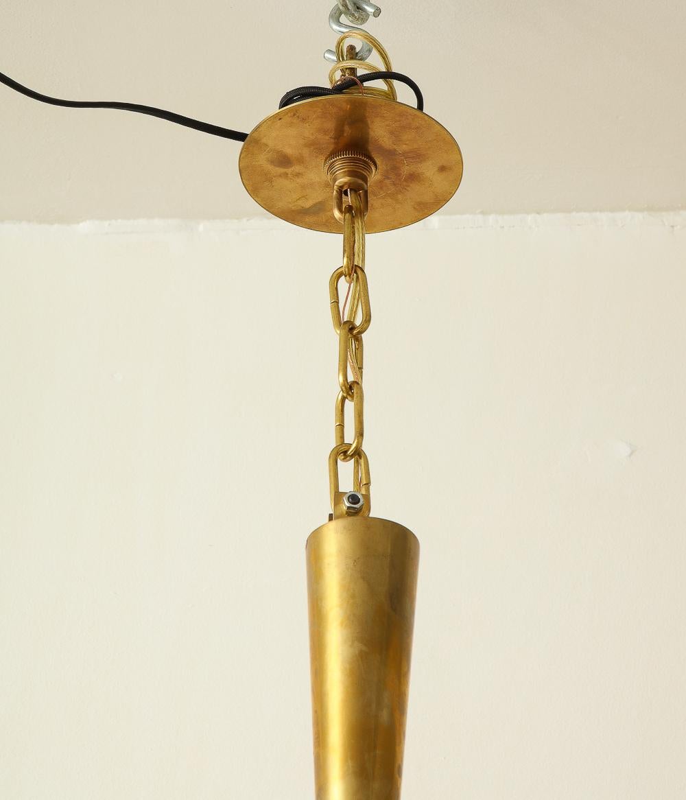 Laiton Lampe à suspension Reticello de Carlo Scarpa pour Venini