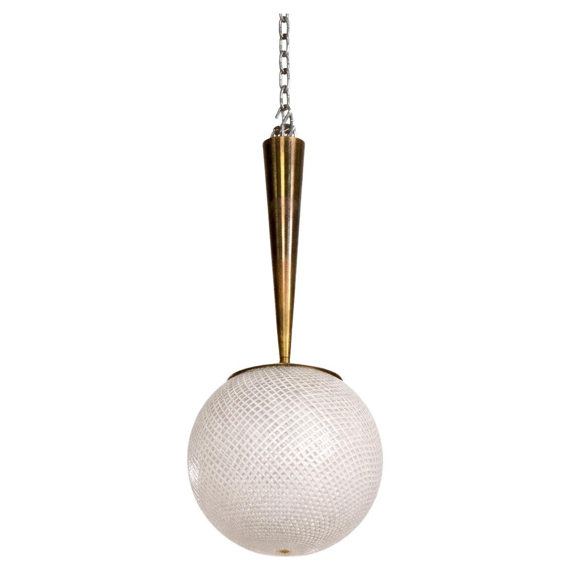 Reticello pendant Carlo Scarpa for Venini, Italy, 1950 en vente