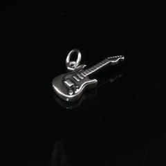 Retired James Avery Electric Guitar Charm Sterling Silver 925 3D Pendant Vintage
