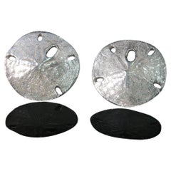Boucles d'oreilles « Sand Dollar » de la collection Retired James Avery, en argent sterling 925, à tige, 17 mm, 6,6 g