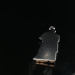 Retired James Avery Sterling Silver Bride & Groom Wedding Couple Charm Pendant