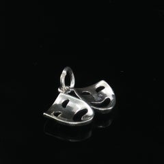 Retired James Avery Sterling Silver Comedy & Tragedy Theater Masks Charm 925