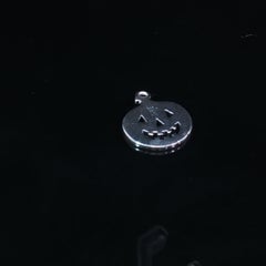Retired James Avery Sterling Silver Jack O Lantern Pumpkin Charm Halloween MINI