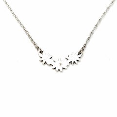 Retired James Avery Sterling Silver Margarita Daisy Necklace