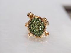 Retired Levian Tsavorite Turtle Dancing Ring