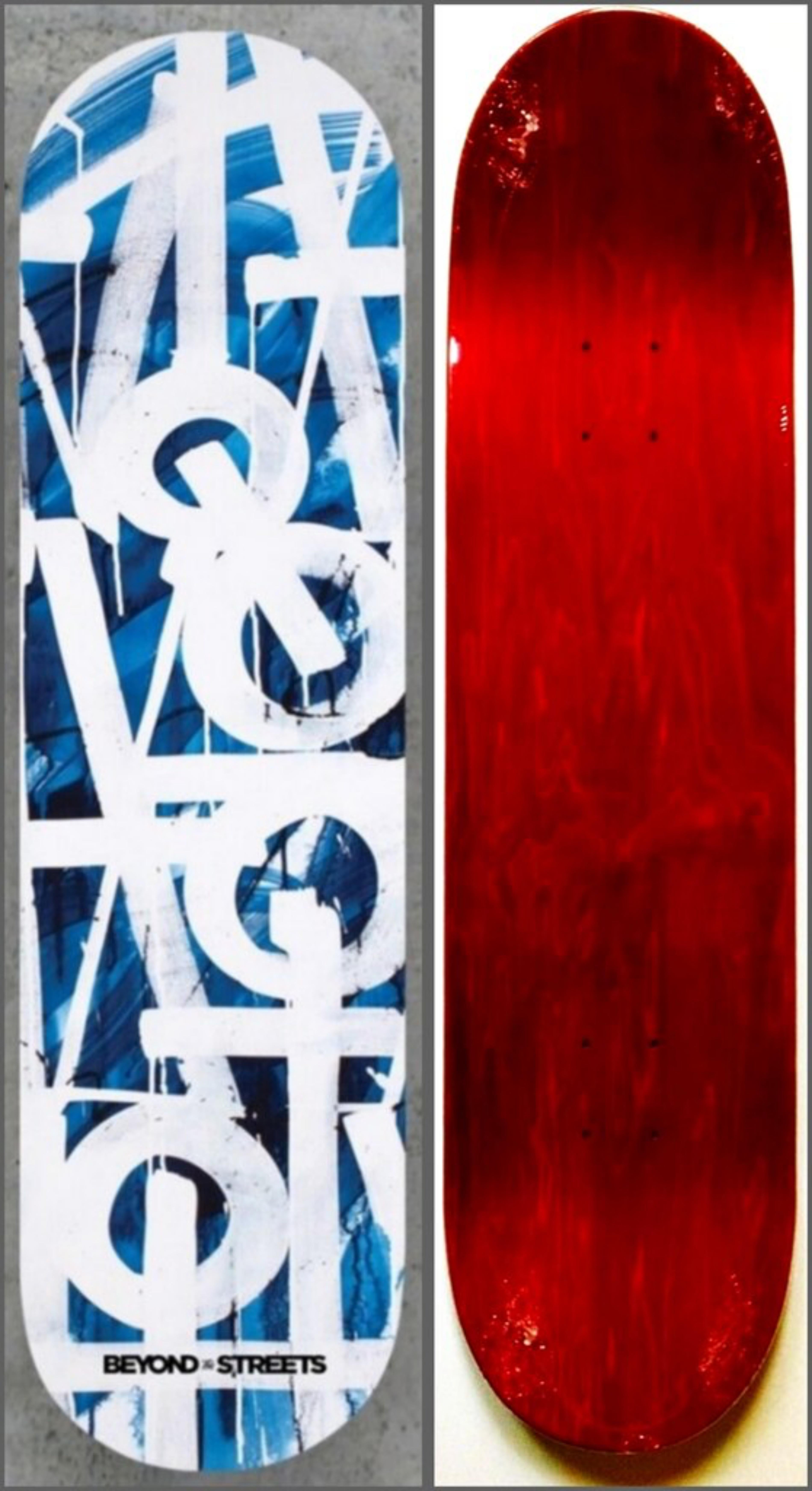 Beyond the Streets: Skateboard w/COA signiert von RETNA (Limited Edition of 100)