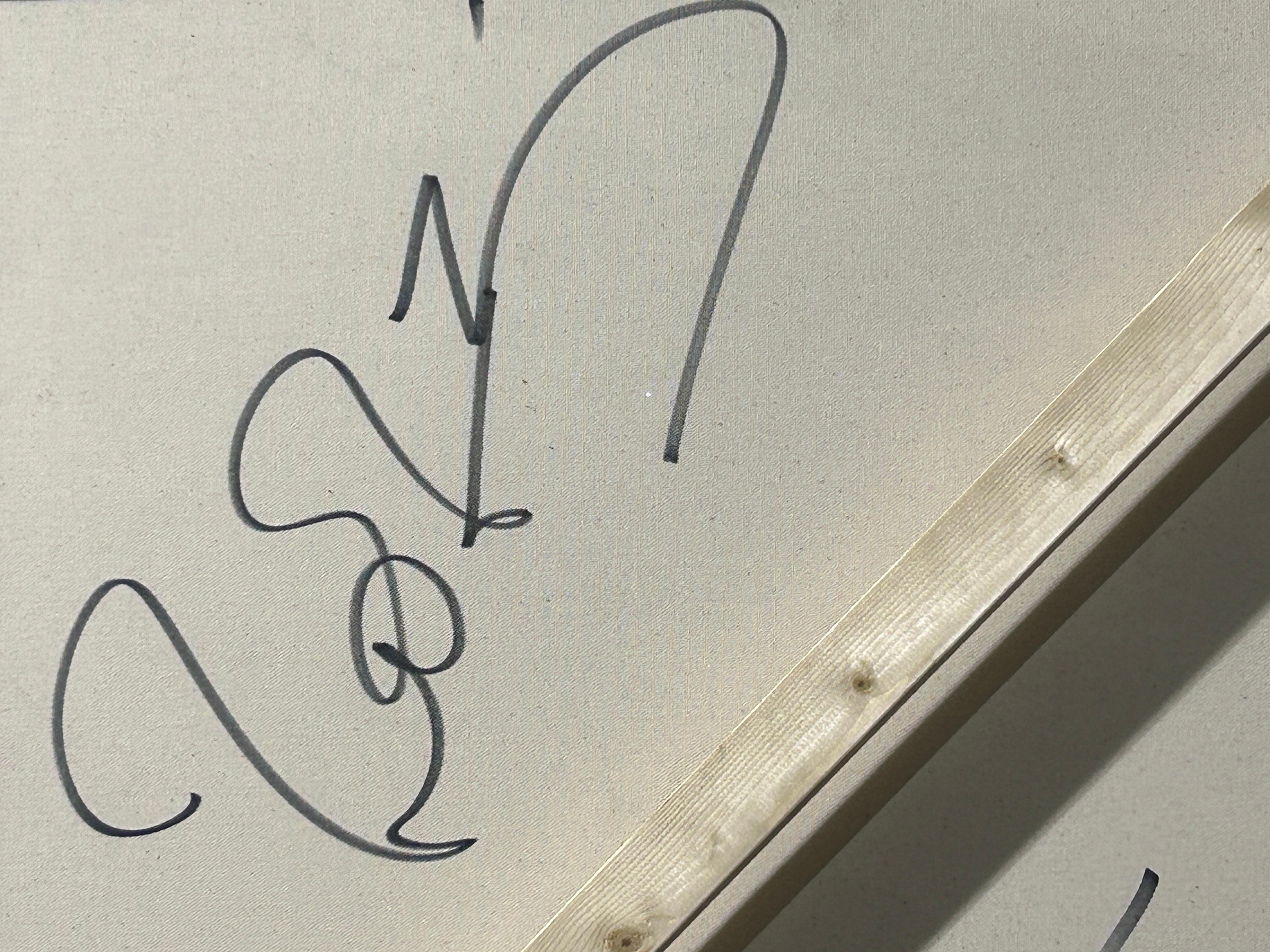 RETNA (geb. 1979)
Korbknoten, 2023
Acryl und kristallin auf Leinwand
72 x 60 Zoll
Verso signiert, betitelt und datiert
