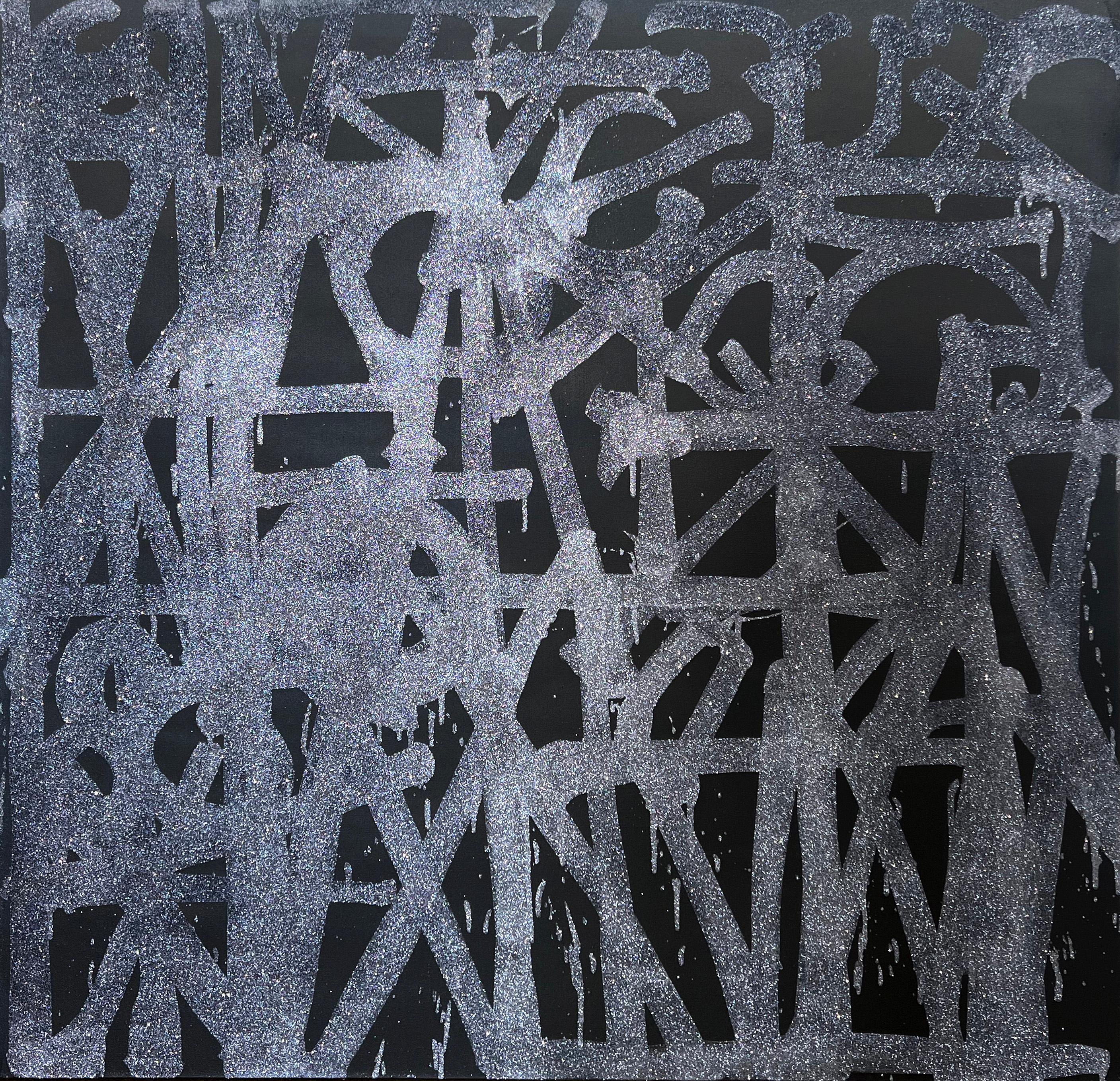 RETNA Abstract Painting - Black Lust II