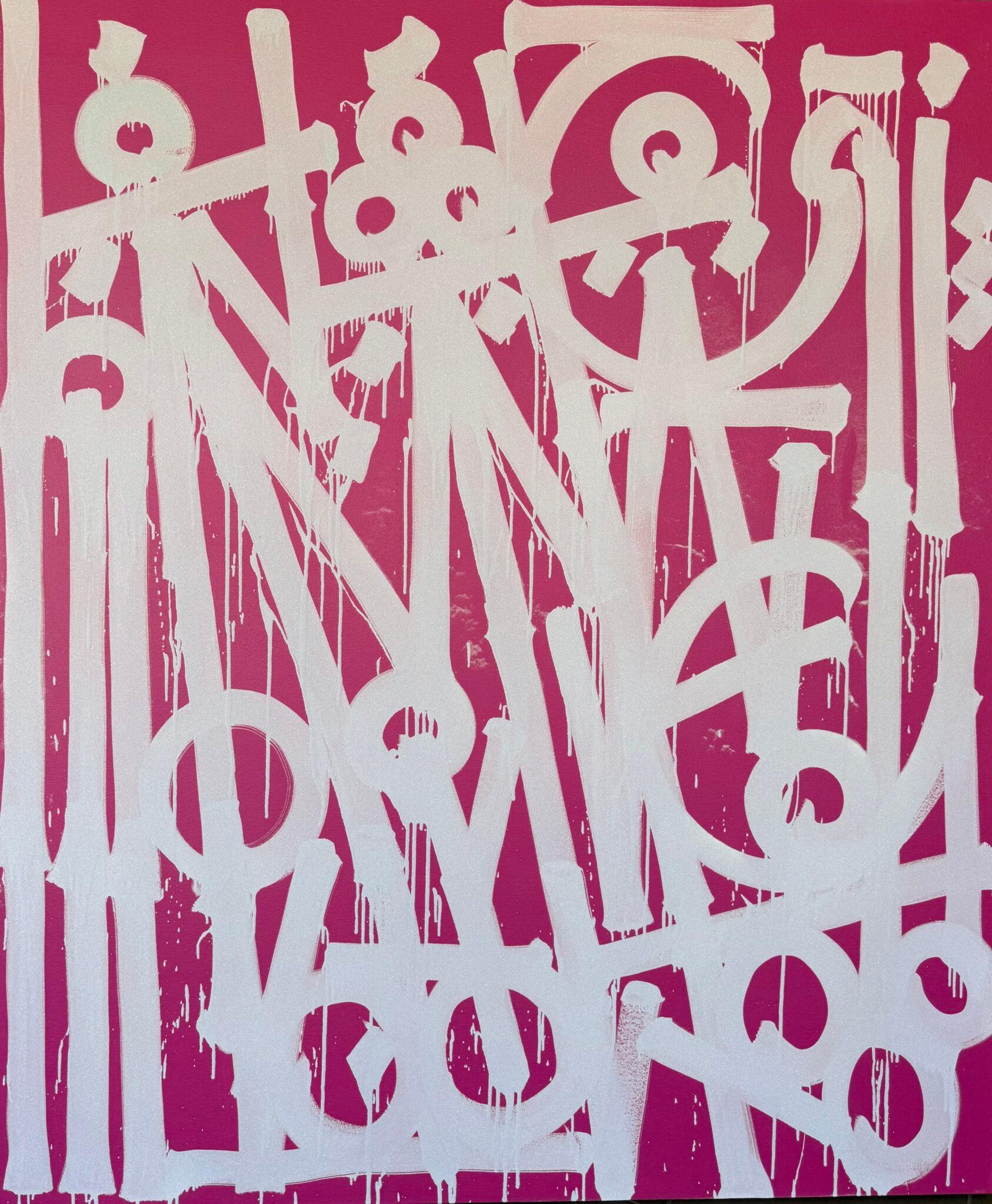 RETNA Abstract Painting - Elongated Scriptures