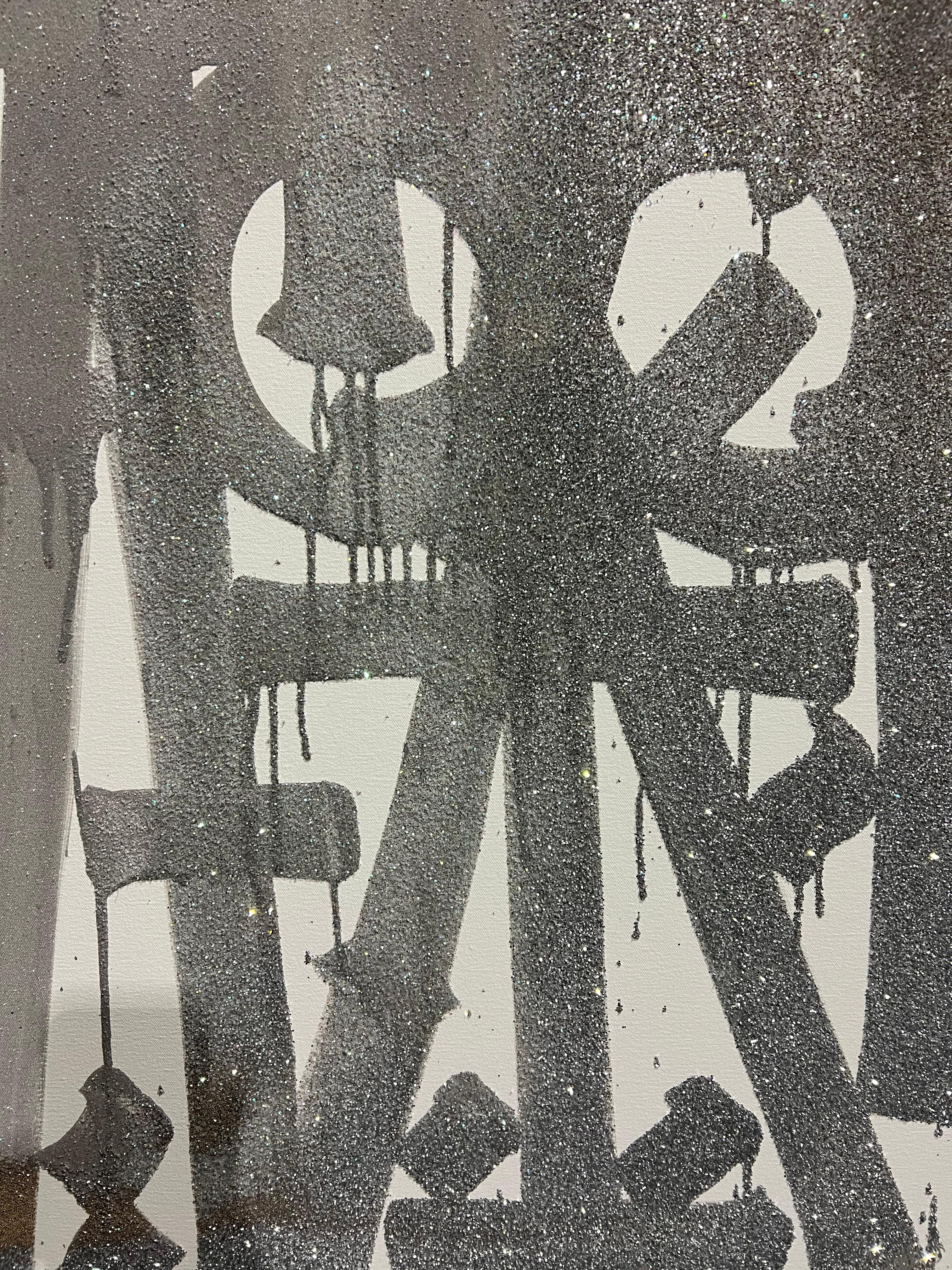 Te quiero, excepto a ti - Painting Contemporáneo de RETNA