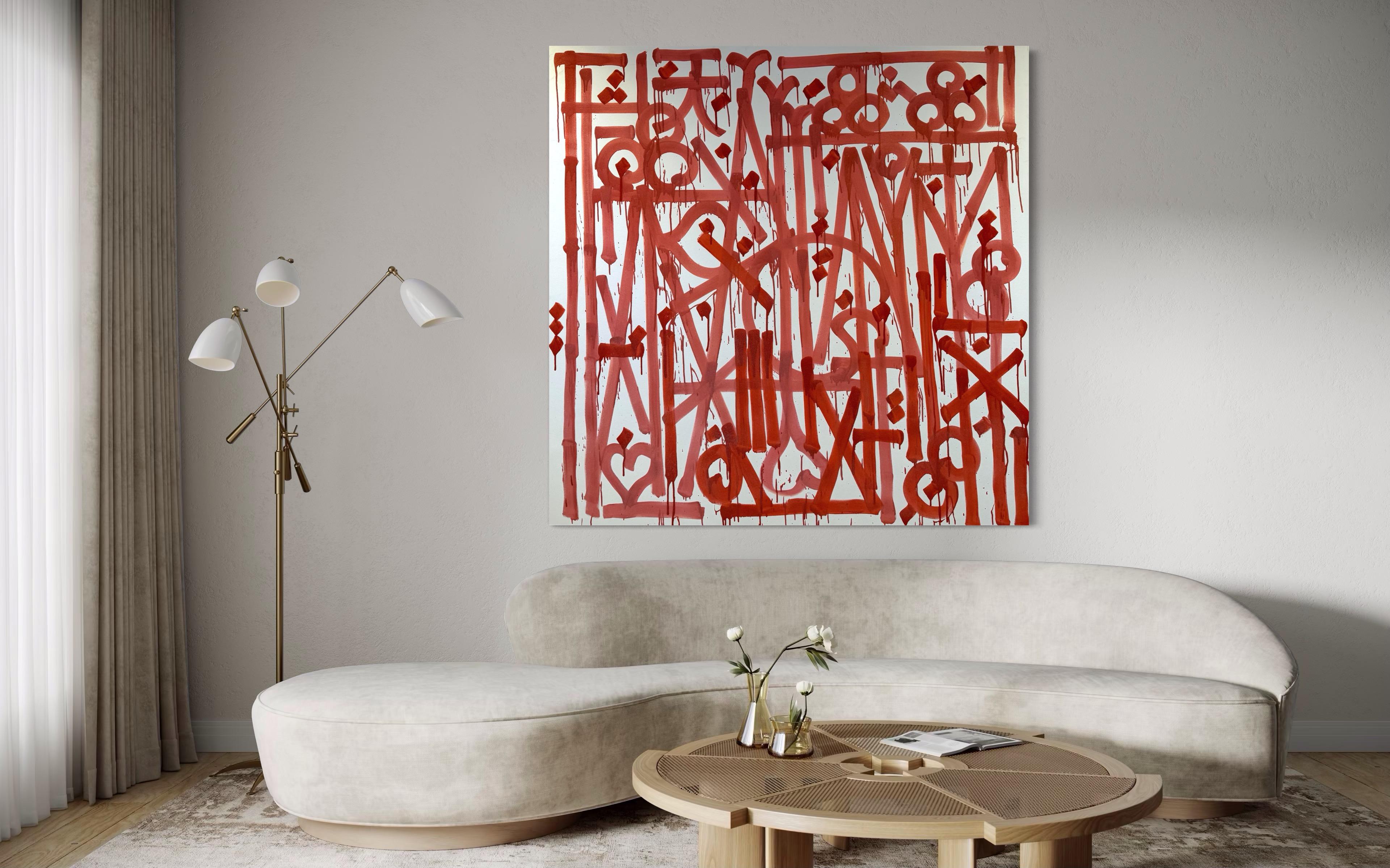 Love Letter - Painting by RETNA