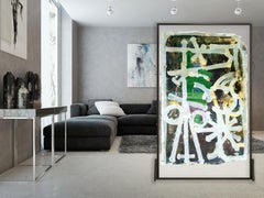 RETNA Large 6' Dual Sided Original Acrylic Painting w Studio COA