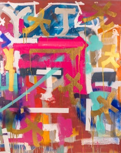 RETNA Pintura Original 60" x 48" c/ Etiqueta de Venta de Galería Original y COA
