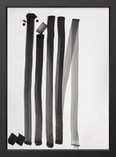 RETNA Original Painting Black and White Graphic Abstract Acrylic w COA