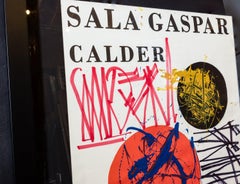 RETNA Original Painting on Contemporary Art Historical Alexander Calder Poster