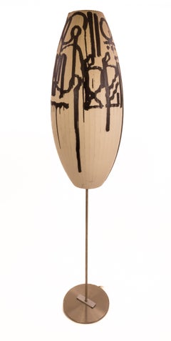 RETNA Original Painting on Lampshade Large 62” Unique Installation