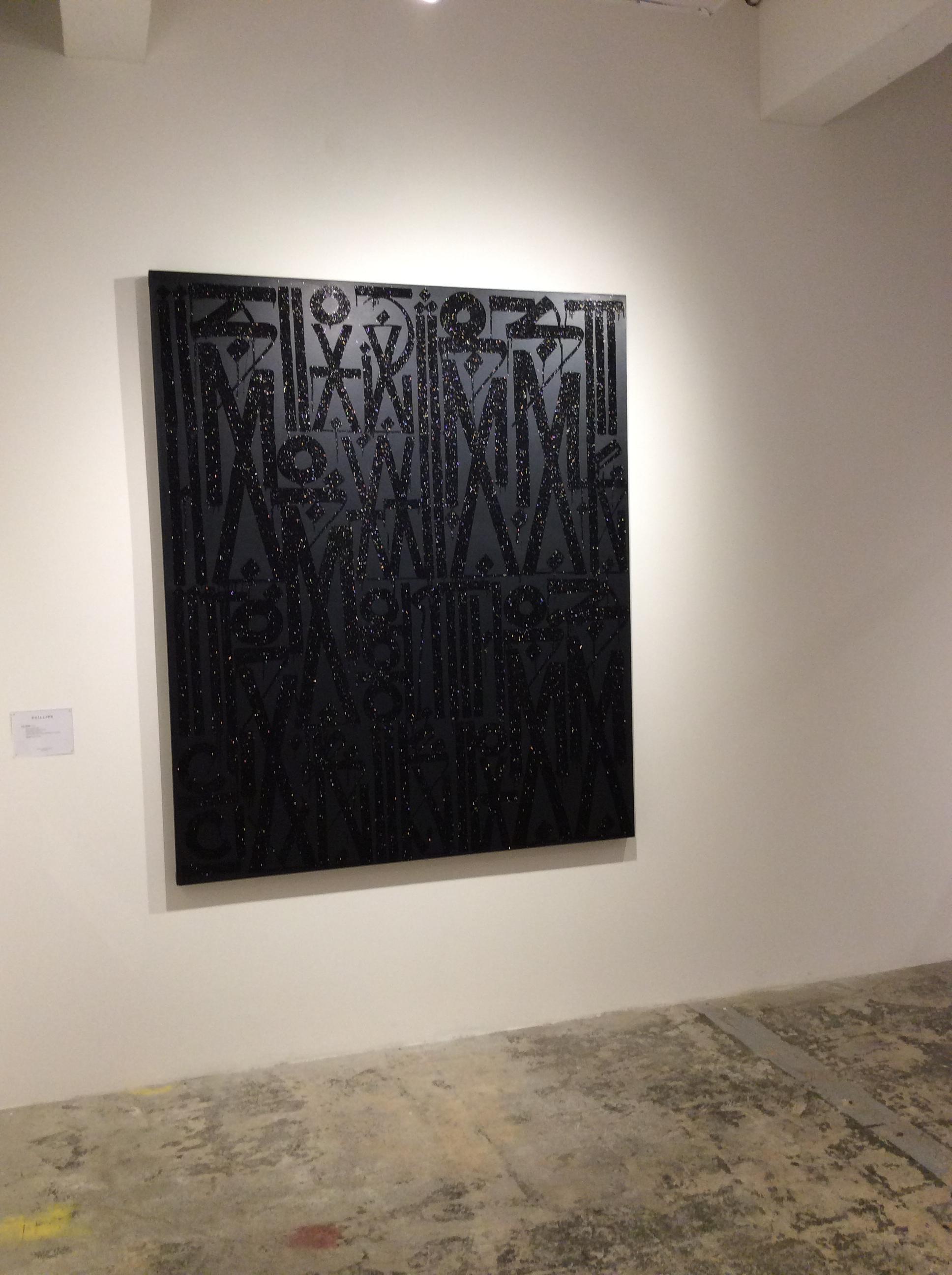 Estudio del léxico - Abstract Painting Negro de RETNA