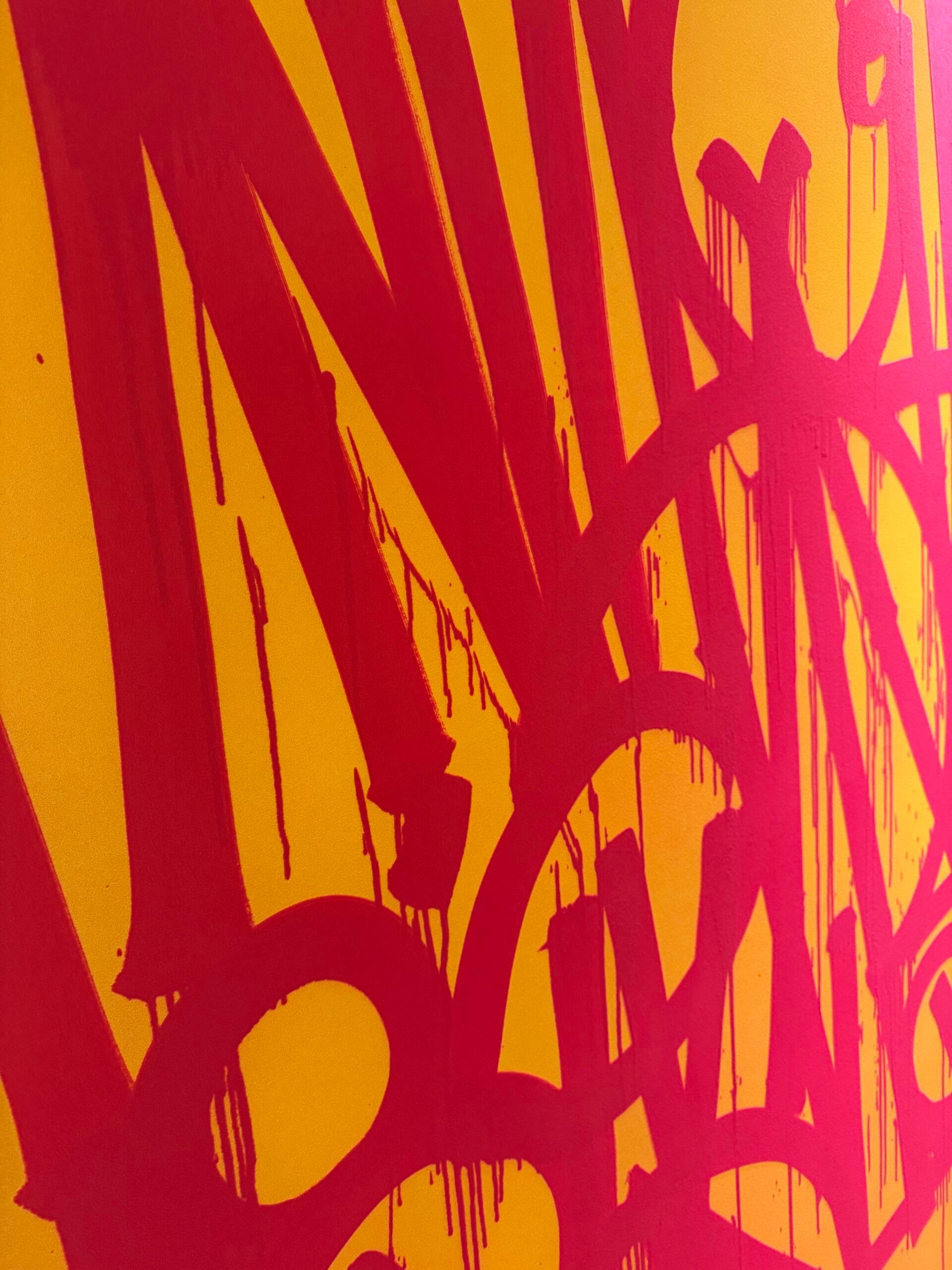 Sugar and Spice - Red Abstract Painting by RETNA