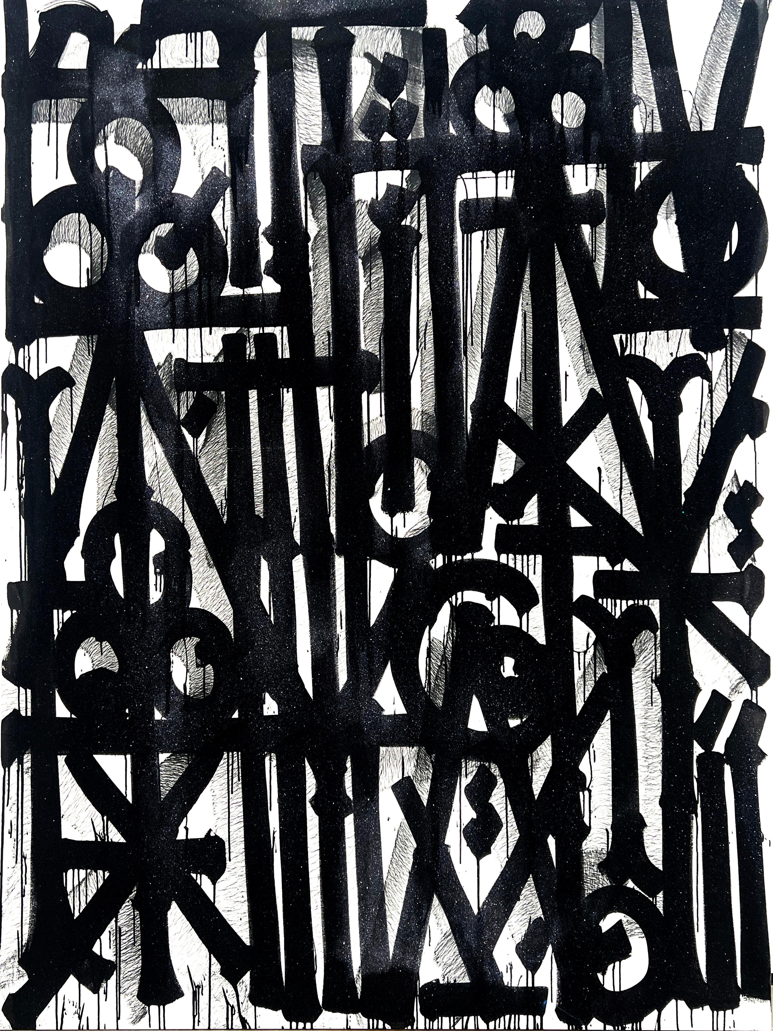 RETNA Abstract Painting - Untitled
