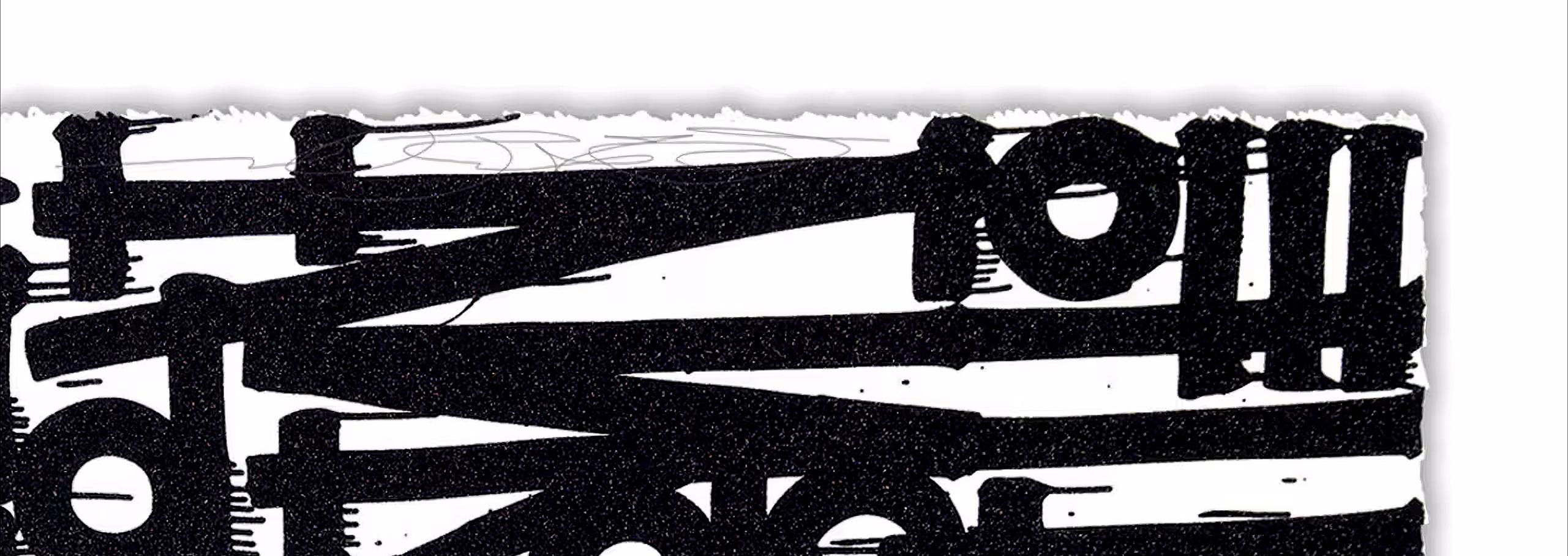 'EVEN THE HEART SKIPS A BEAT' Abstract Silkscreen Print with Diamond Dust, 2024 For Sale 2
