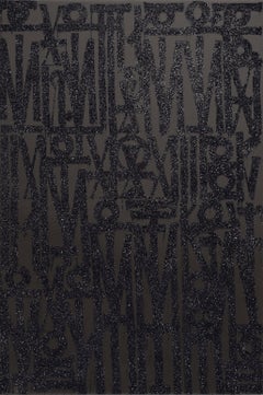 'EVEN THE HEART SKIPS A BEAT' (Black on Black)