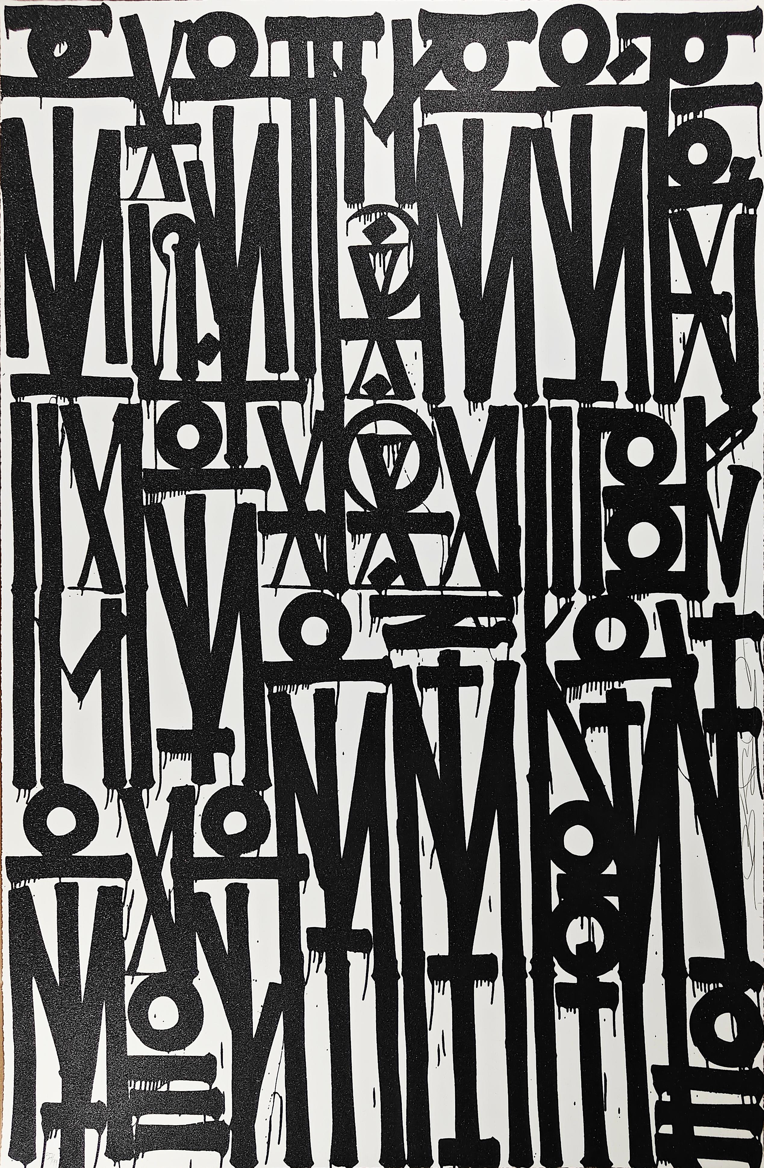 Even The Heart Skips a Beat, Rare Matching Set, Modern Street Art, Retna - Print by RETNA