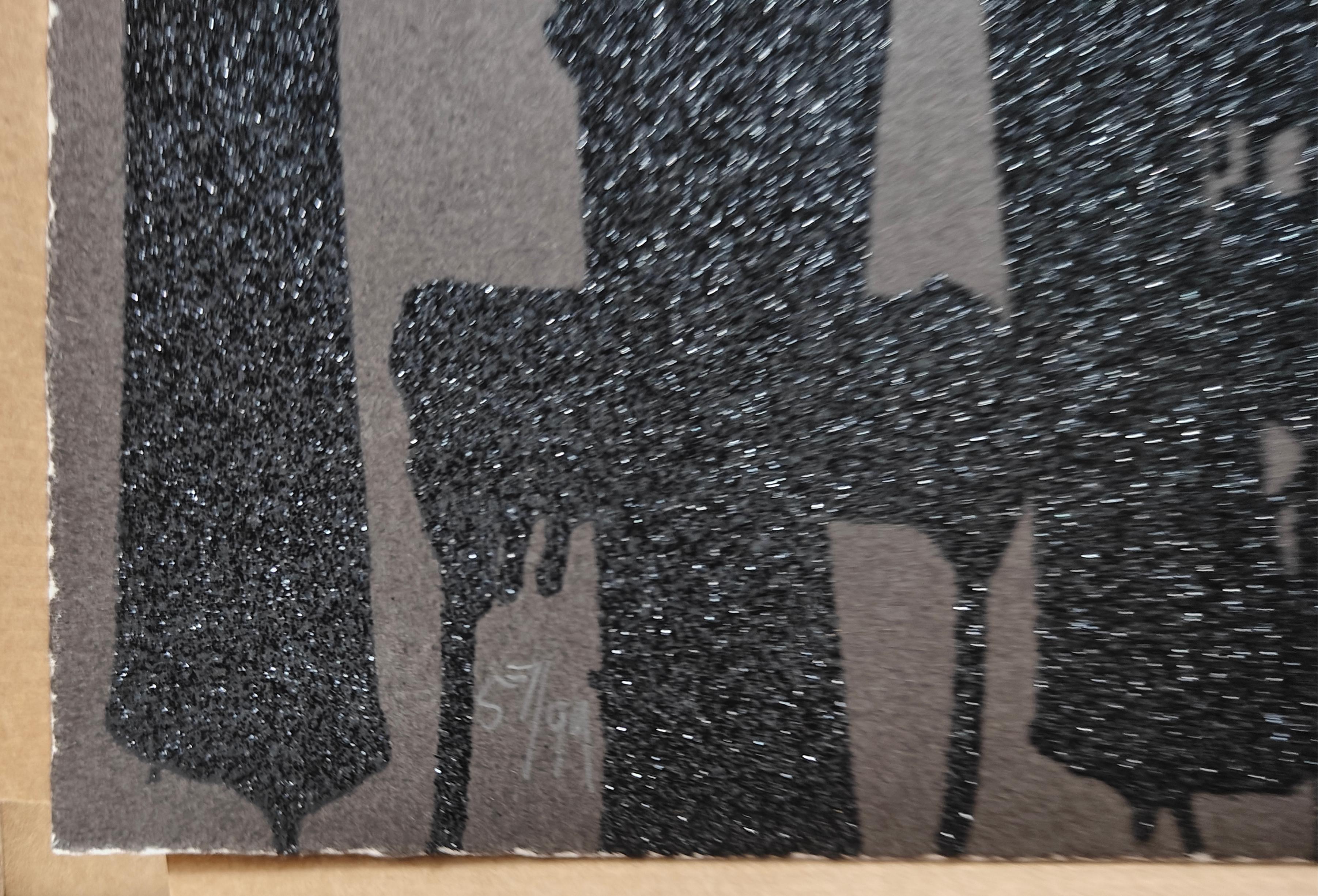 Even The Heart Skips a Beat, Rare Matching Set, Modern Street Art, Retna For Sale 1