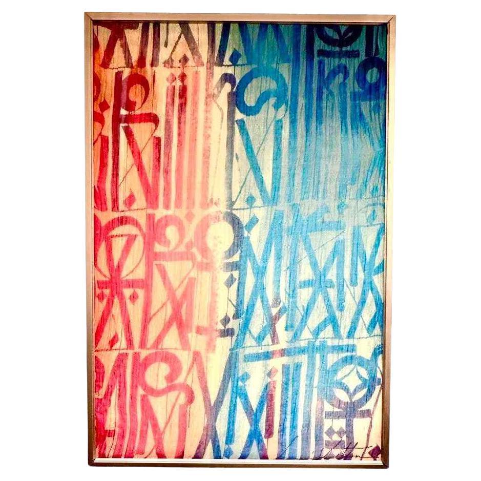 RETNA Signature X Louis Vuitton LV Graffiti Collection Piece by LA Street Art For Sale