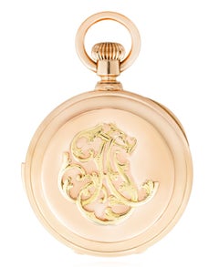 Retouret Genève. A Heavy Gold Hunter Quarter Repeater C1890