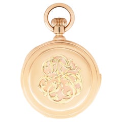 Retouret Genève. A Heavy Gold Hunter Quarter Repeater C1890