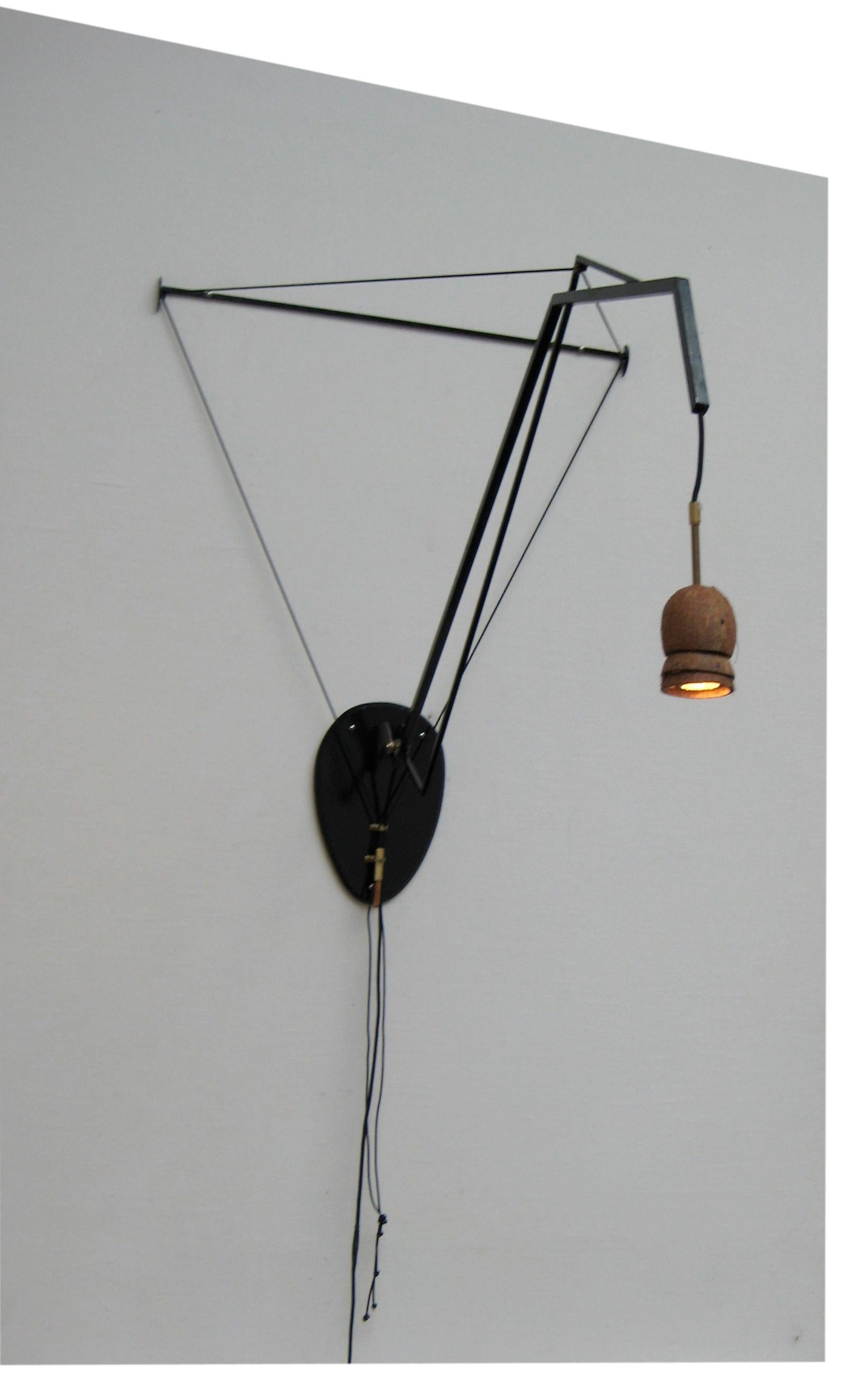 Abnehmbare Lampe aus Kokosnussholz (Moderne) im Angebot
