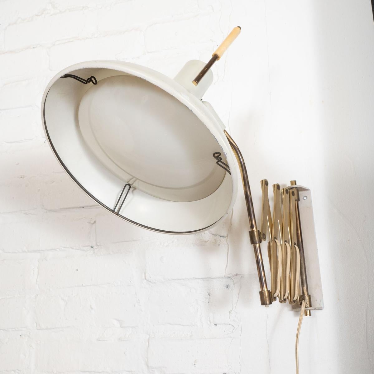 Retractable Sconce / Task Light by Lightolier 4